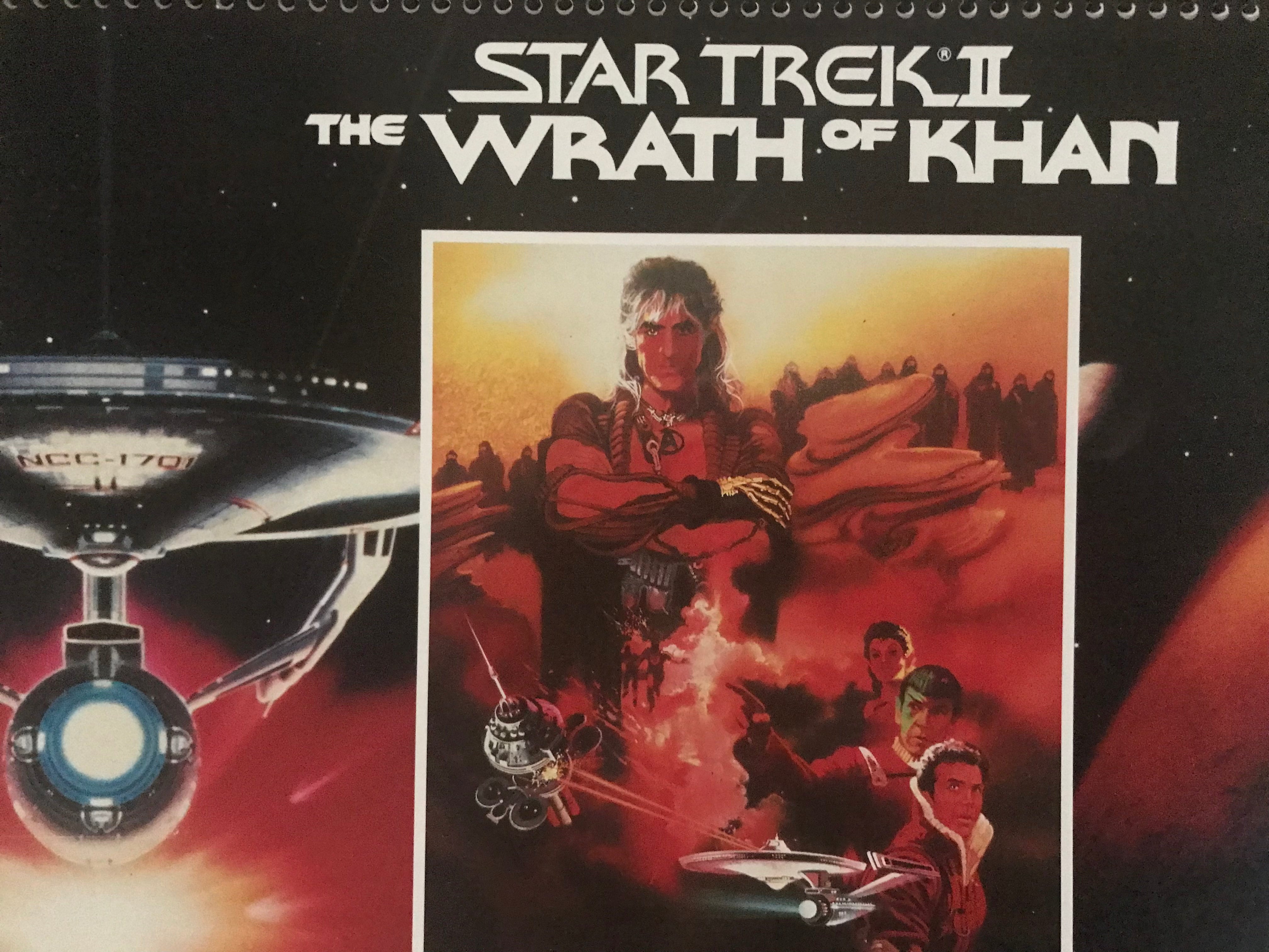 Star Trek The Wrath of Kahn Album Cover Notebook