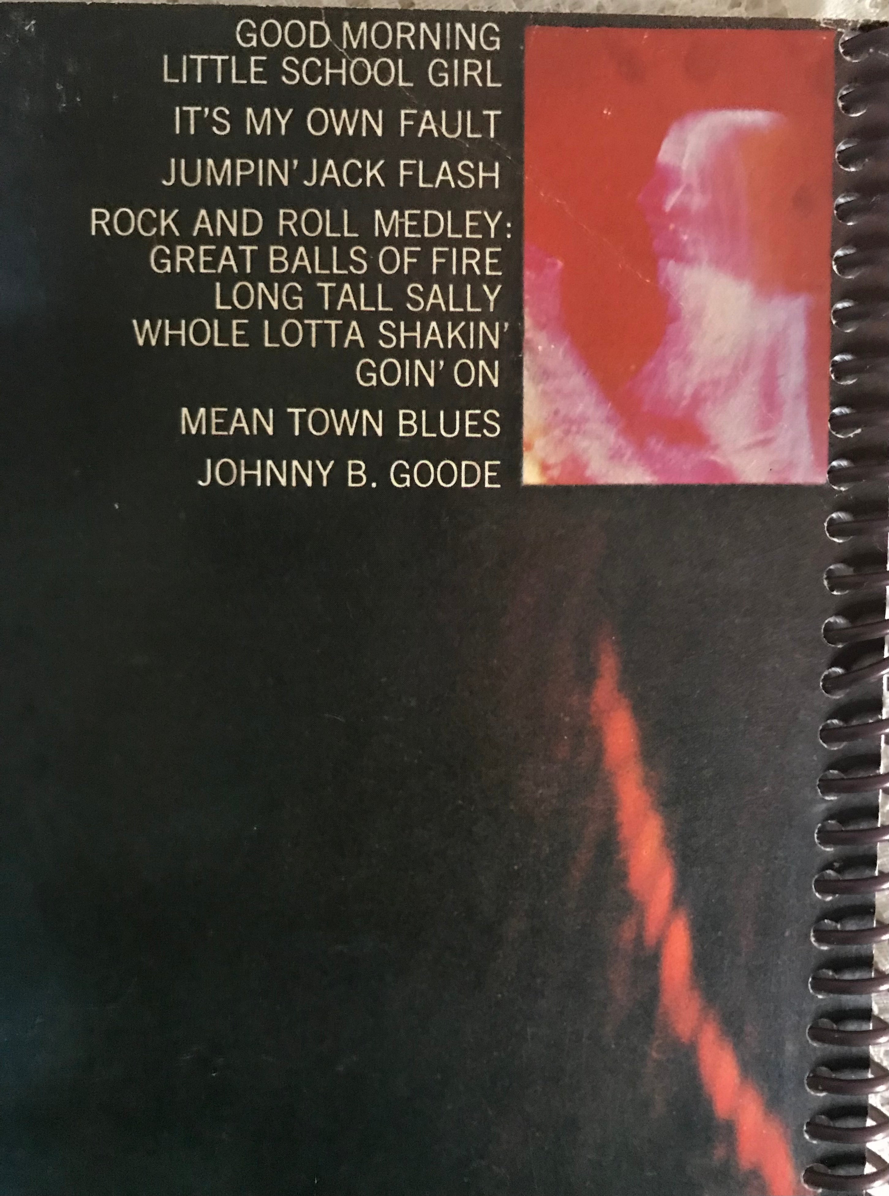 Johnny Winter And Live Album Cover Notebook