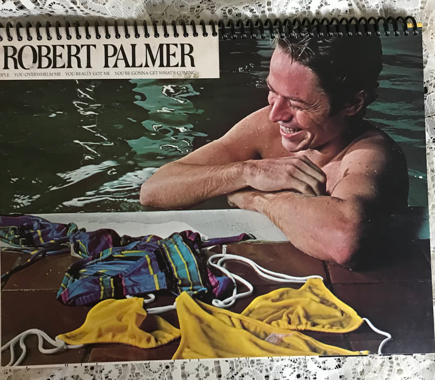 Robert Palmer Recycled Album Cover Notebook