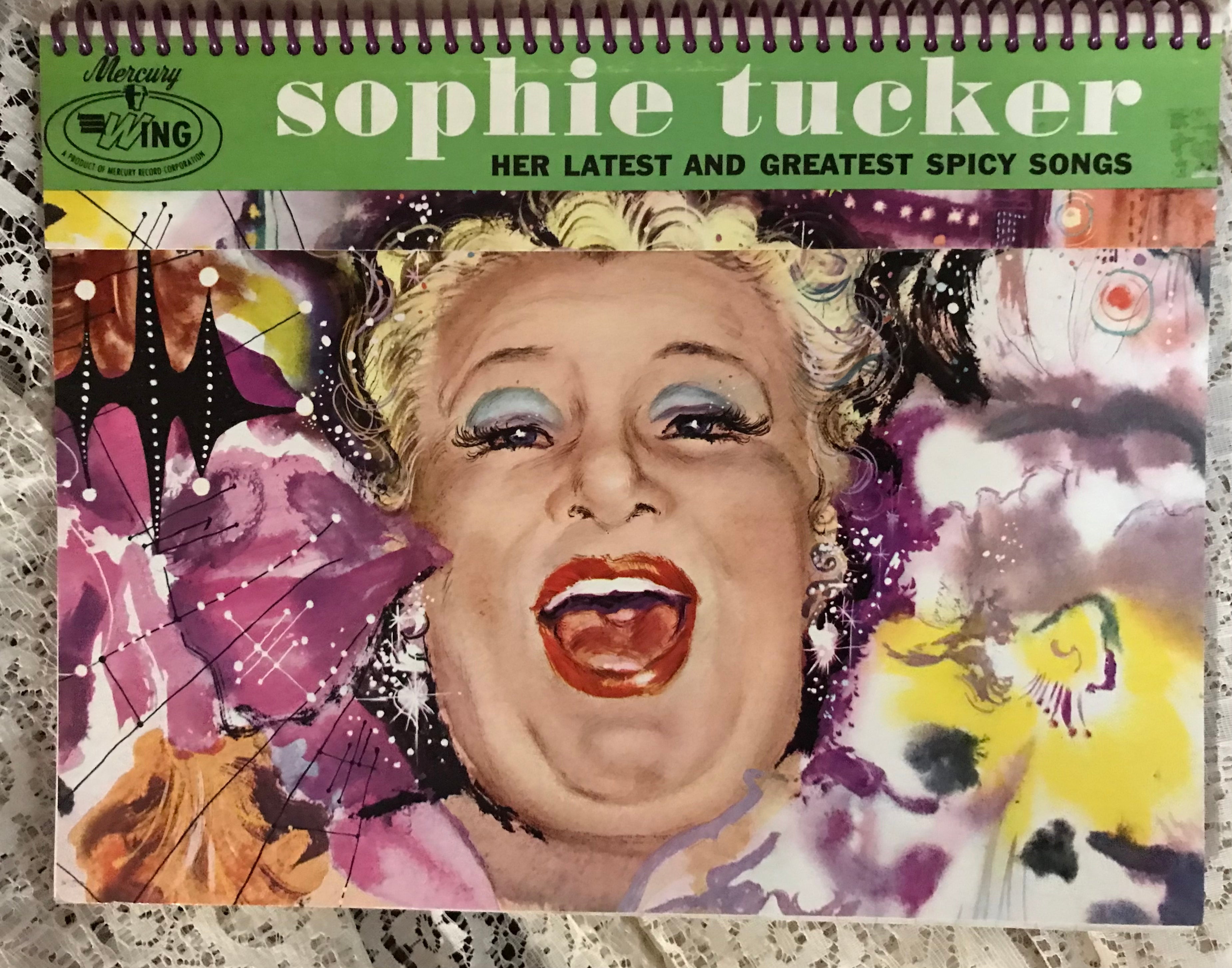 Sophie Tucker Album Cover Notebook