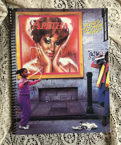 Aretha Franklin Who's Zoomin Who Album Cover Notebook