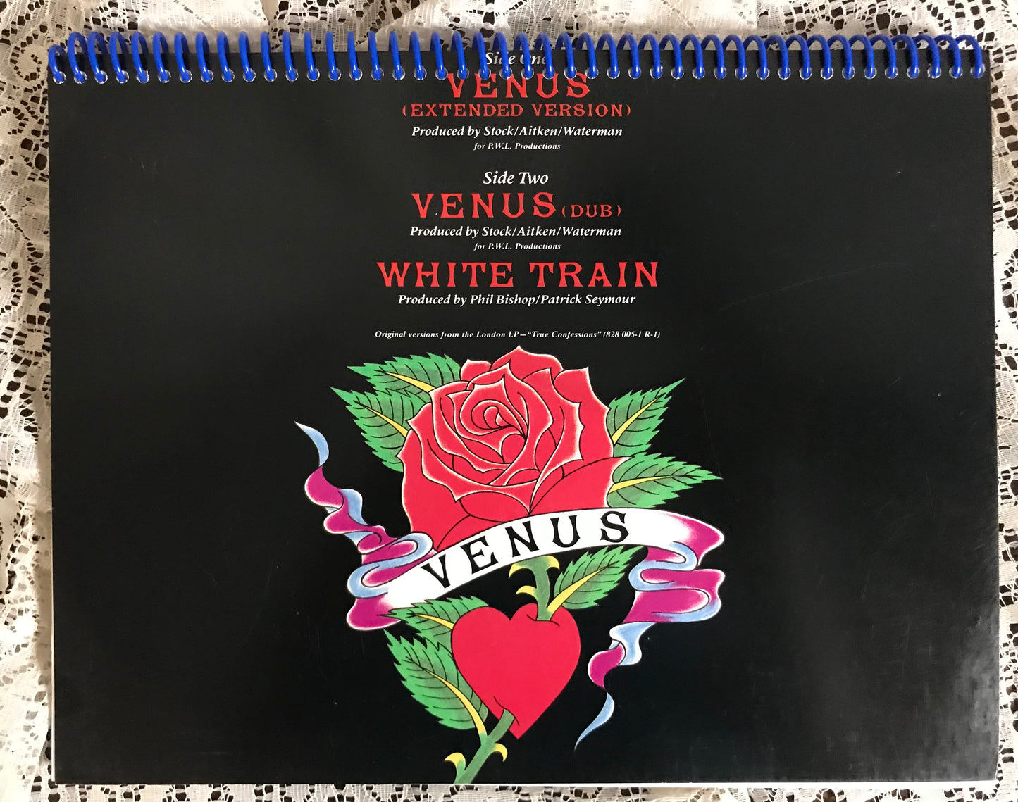 Bananarama Venus Album Cover Notebook
