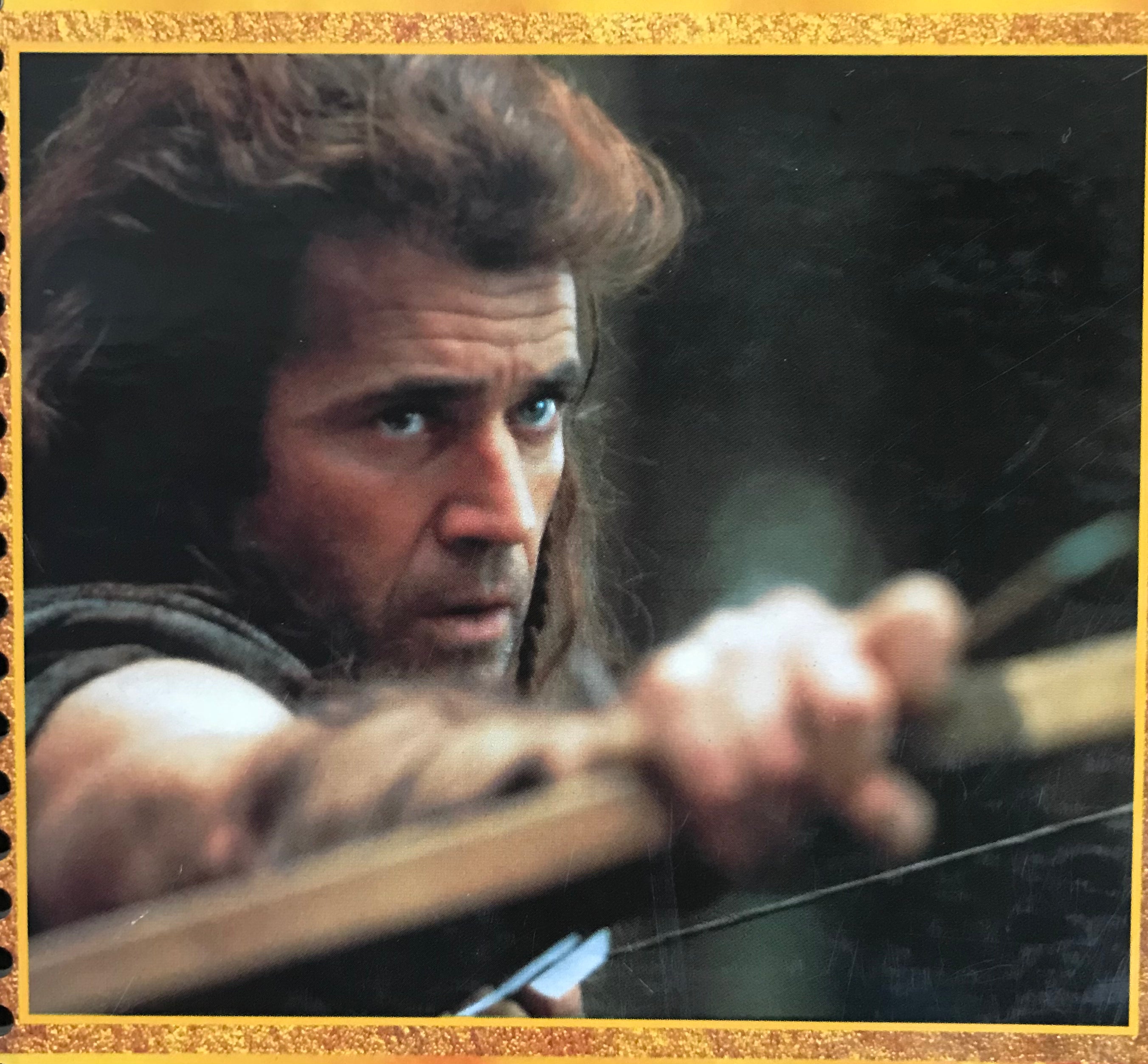 Braveheart Mel Gibson Album Cover Notebook