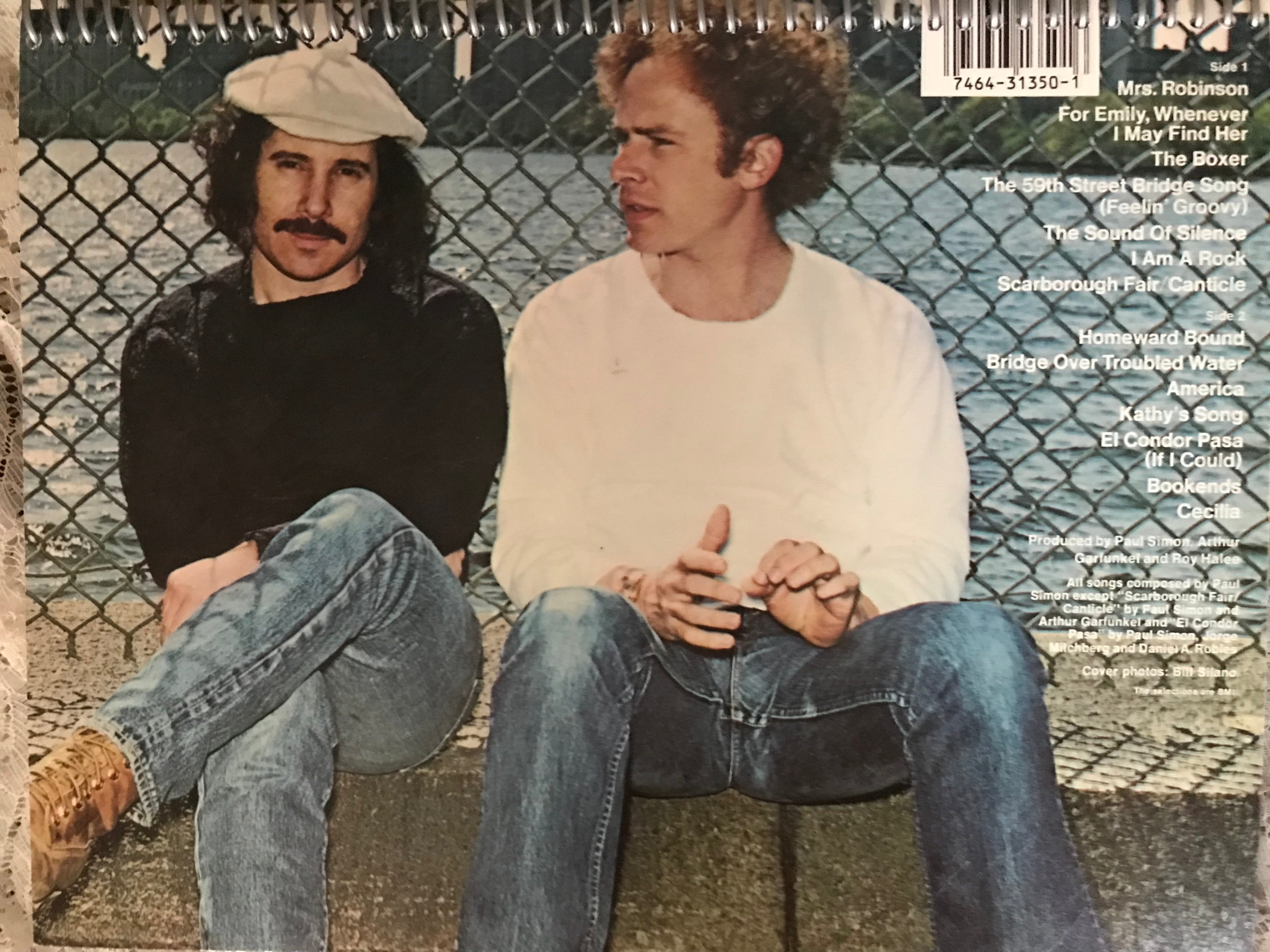 Simon and Garfunkel Album Cover Notebook