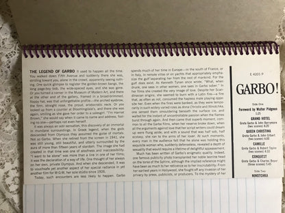 Garbo Album Cover Notebook