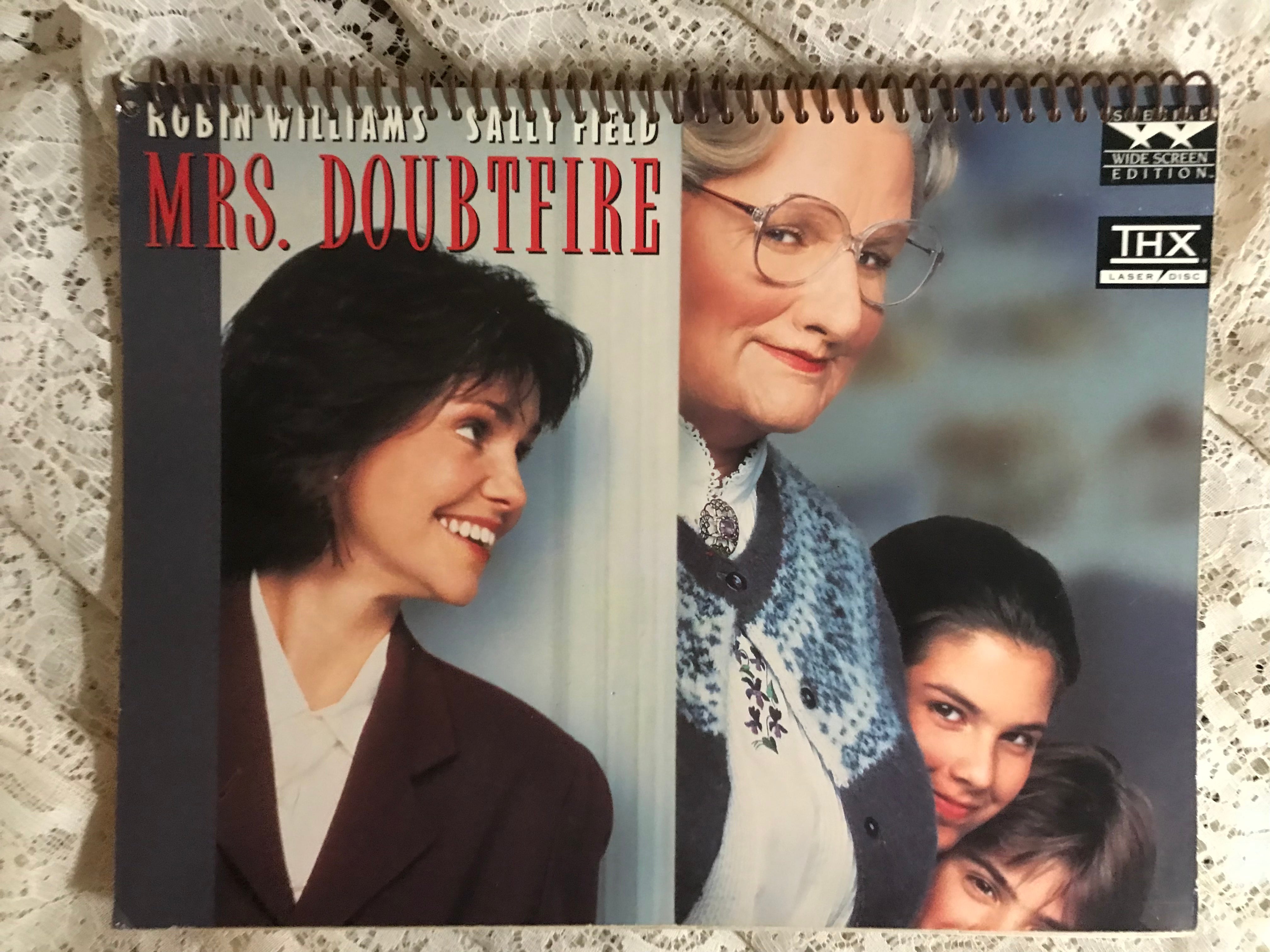 Mrs. Doubtfire Album Cover Notebook