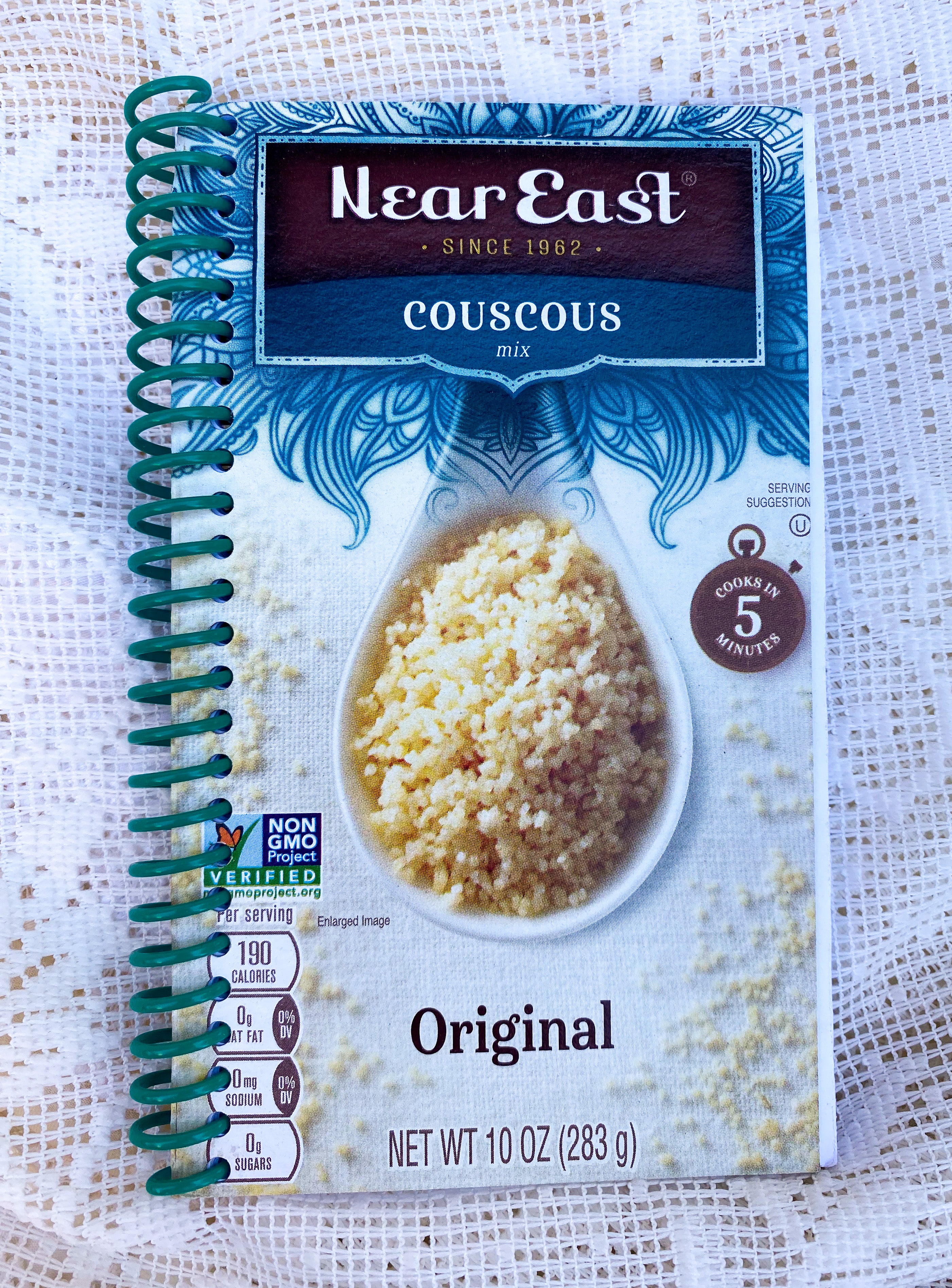 Near East Couscous Upcycled Spiral Notebook
