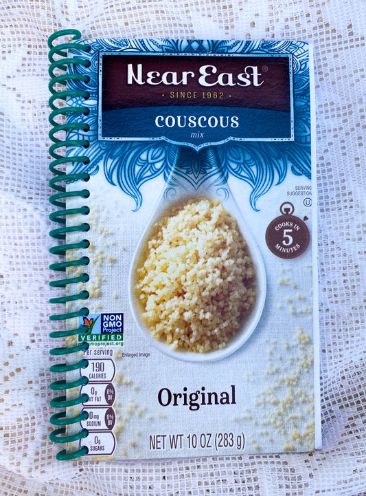 Near East Couscous Upcycled Spiral Notebook