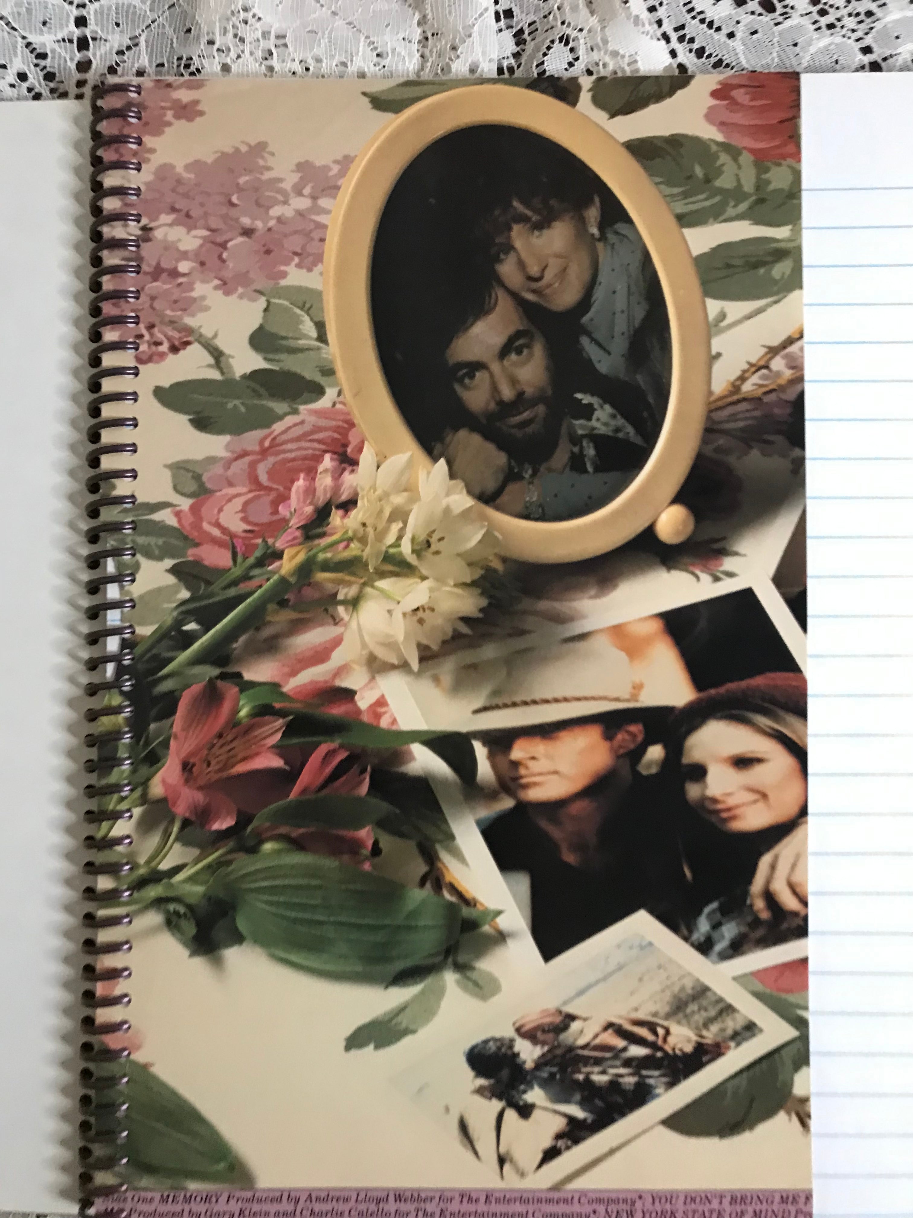 Barbra Streisand The Way We Were Album Cover Notebook