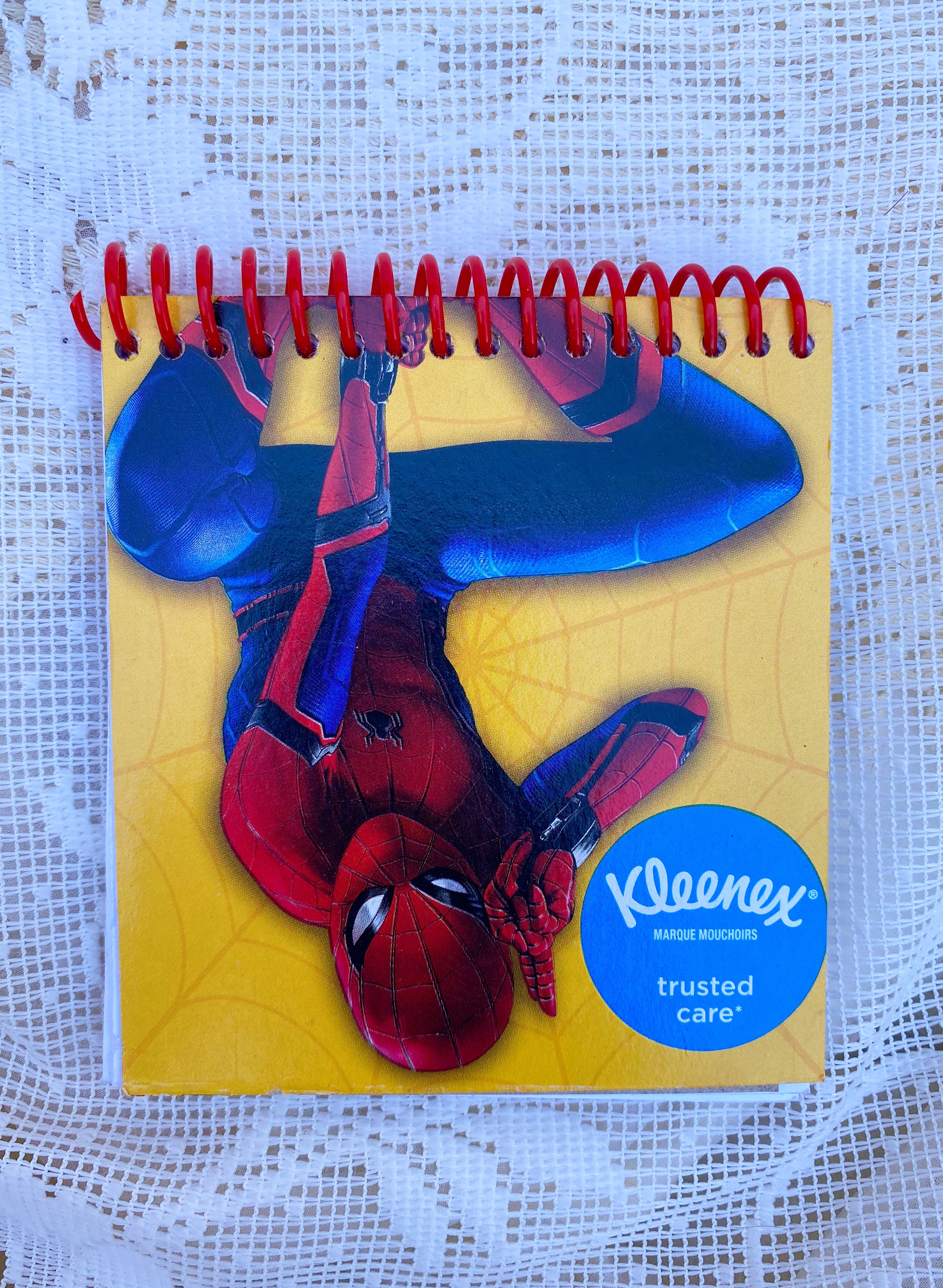 Spider Man - Marvel Comics Recycled Kleenex Box Notebook