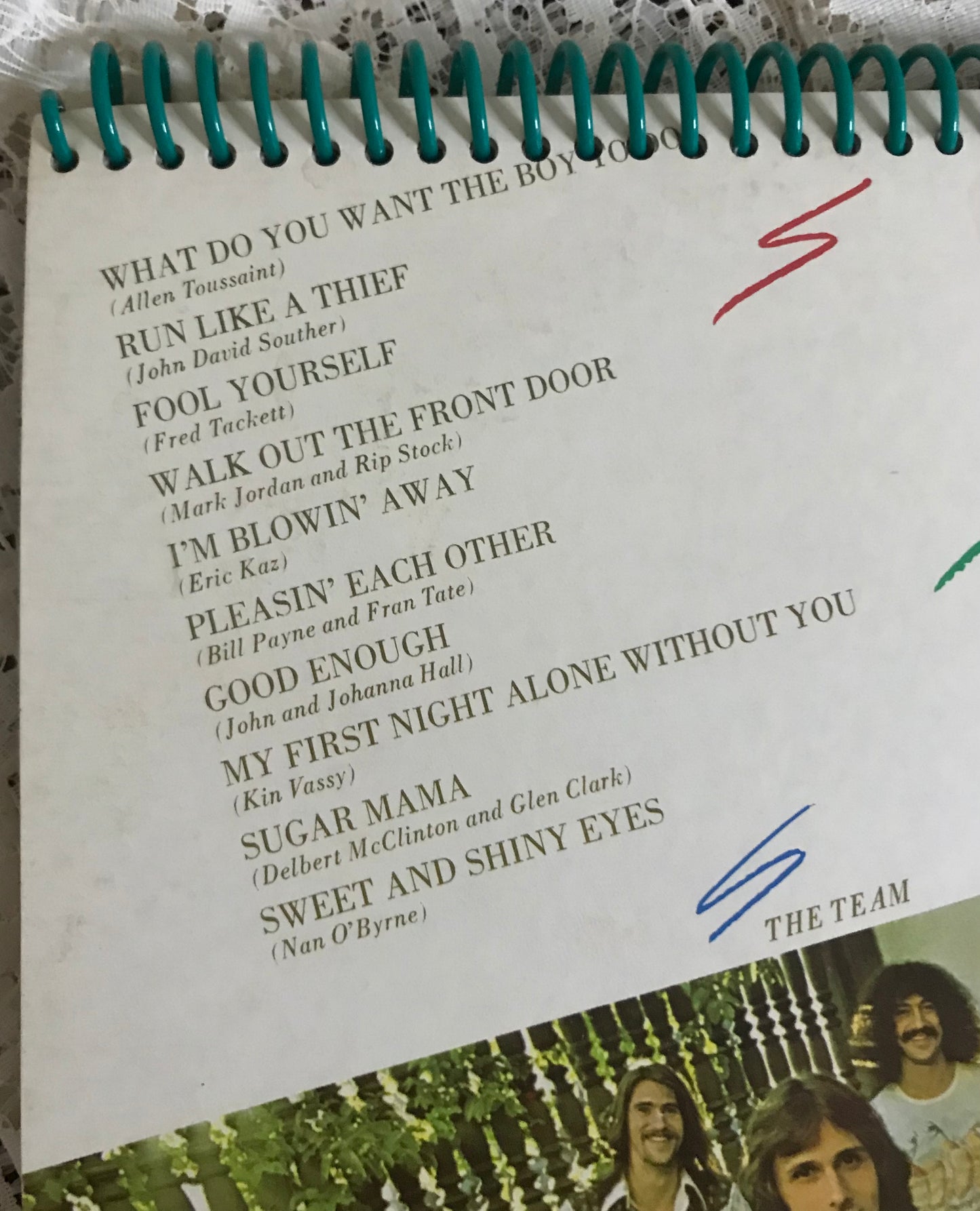 Bonnie Raitt Home Plate Album Cover Notebook