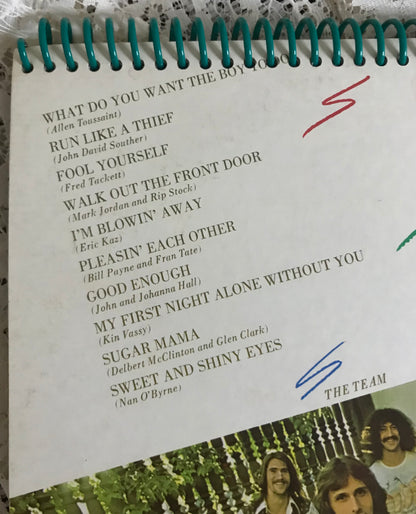 Bonnie Raitt Home Plate Album Cover Notebook