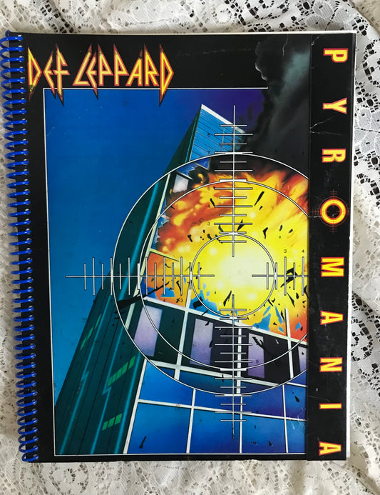 Def Lepard Pyromania Album Cover Notebook