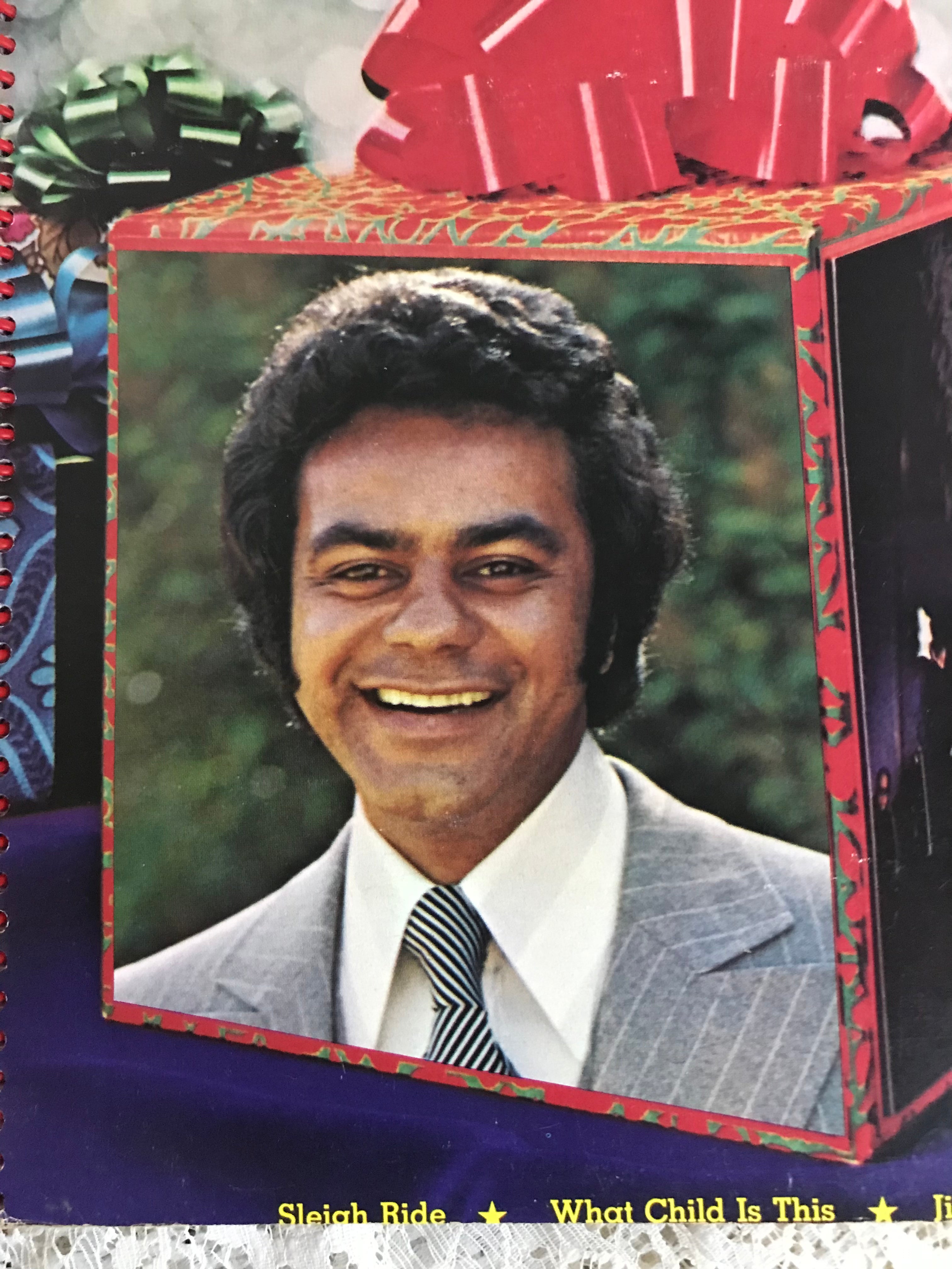 Christmas with Johnny Mathis and Percy Faith Album Cover Notebook