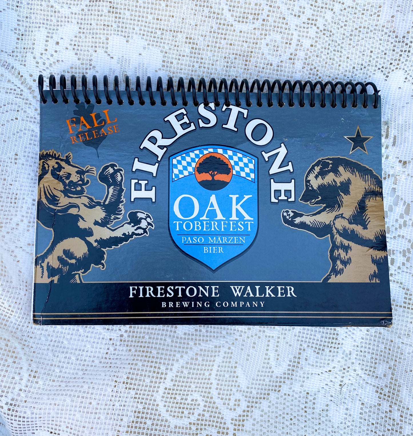 Firestone Oaktoberfest Recycled Beer Carton Notebook