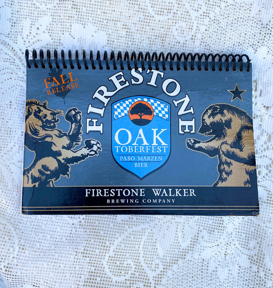 Firestone Oaktoberfest Recycled Beer Carton Notebook