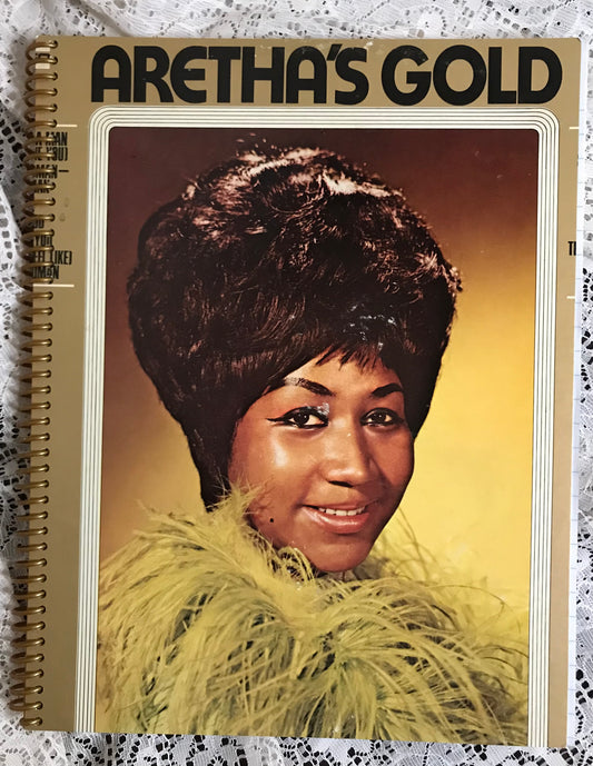 Aretha Franklin Gold Album Cover Notebook