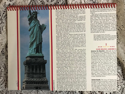 America The Beautiful Album Cover Notebook