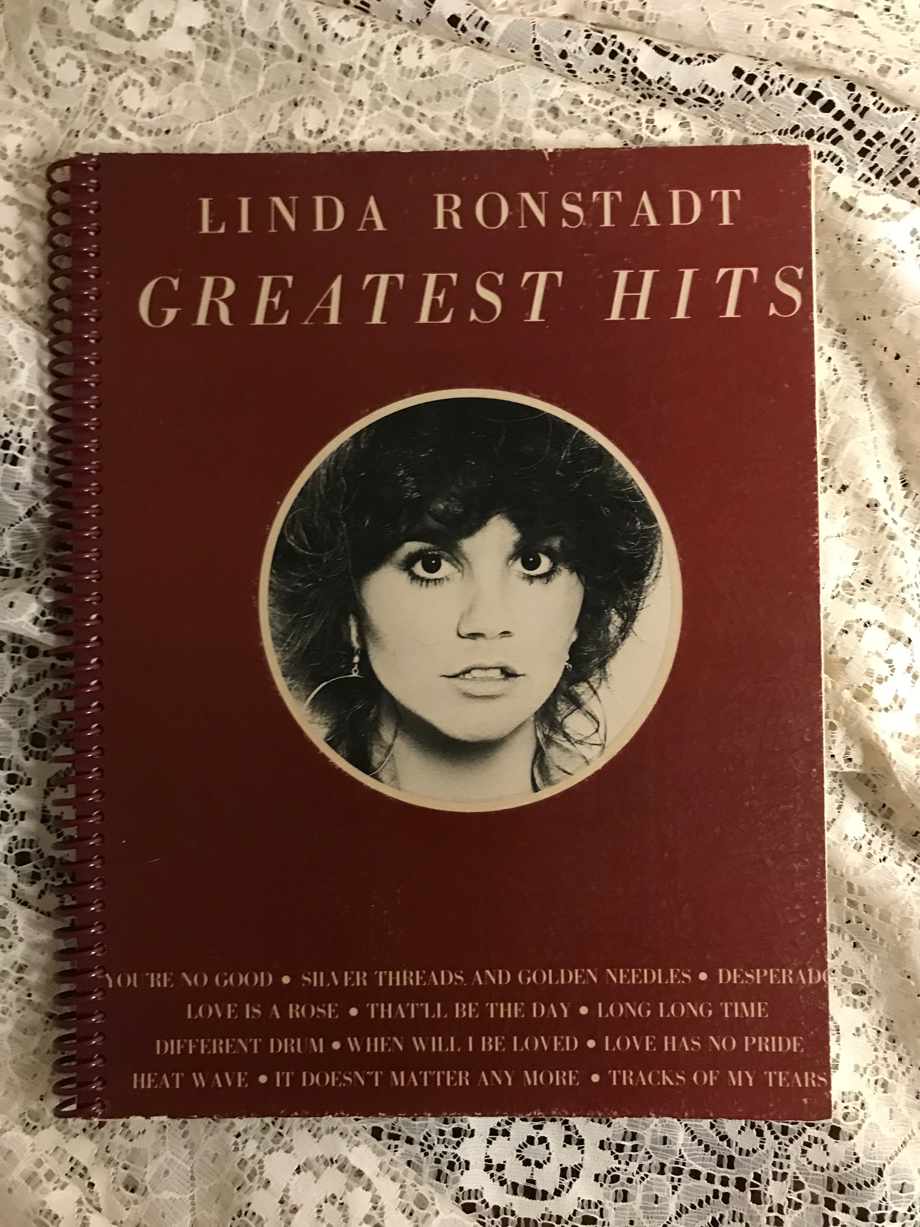 Linda Ronstadt's Greatest Hits  Album Cover Notebook