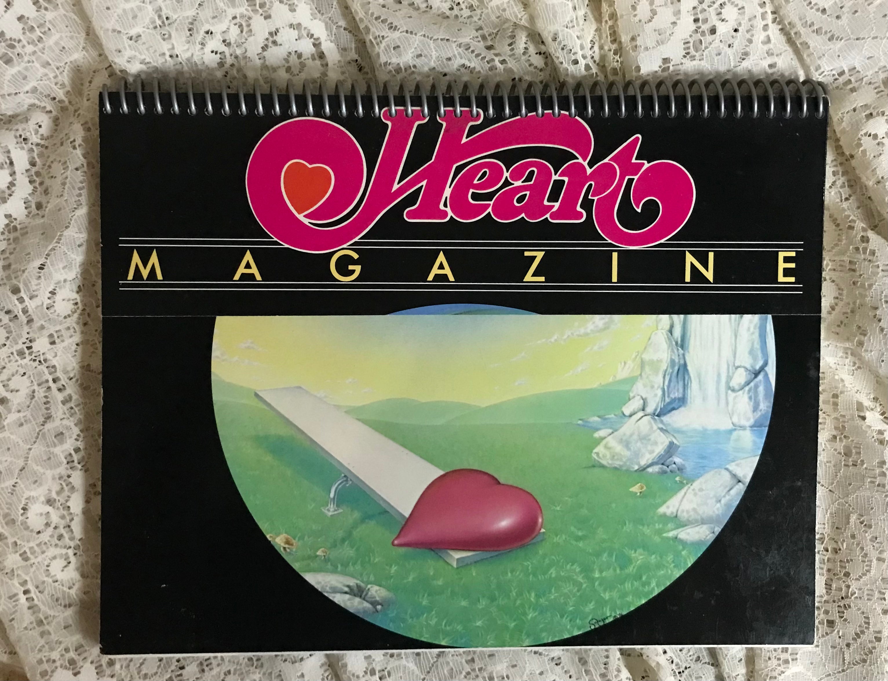 Heart Magazine Album Cover Notebook