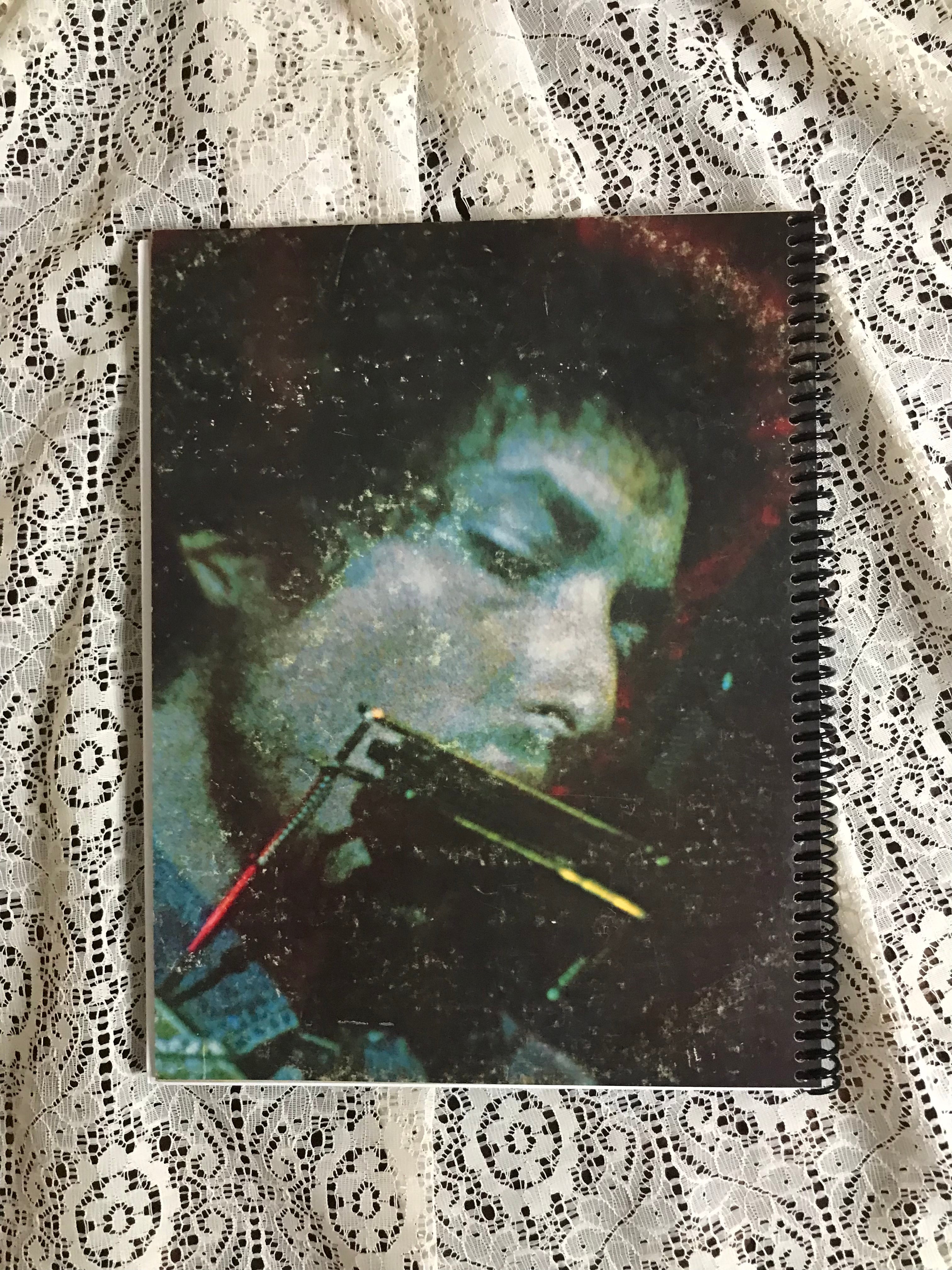 Bob Dylans Greatest Hits Album Cover Notebook