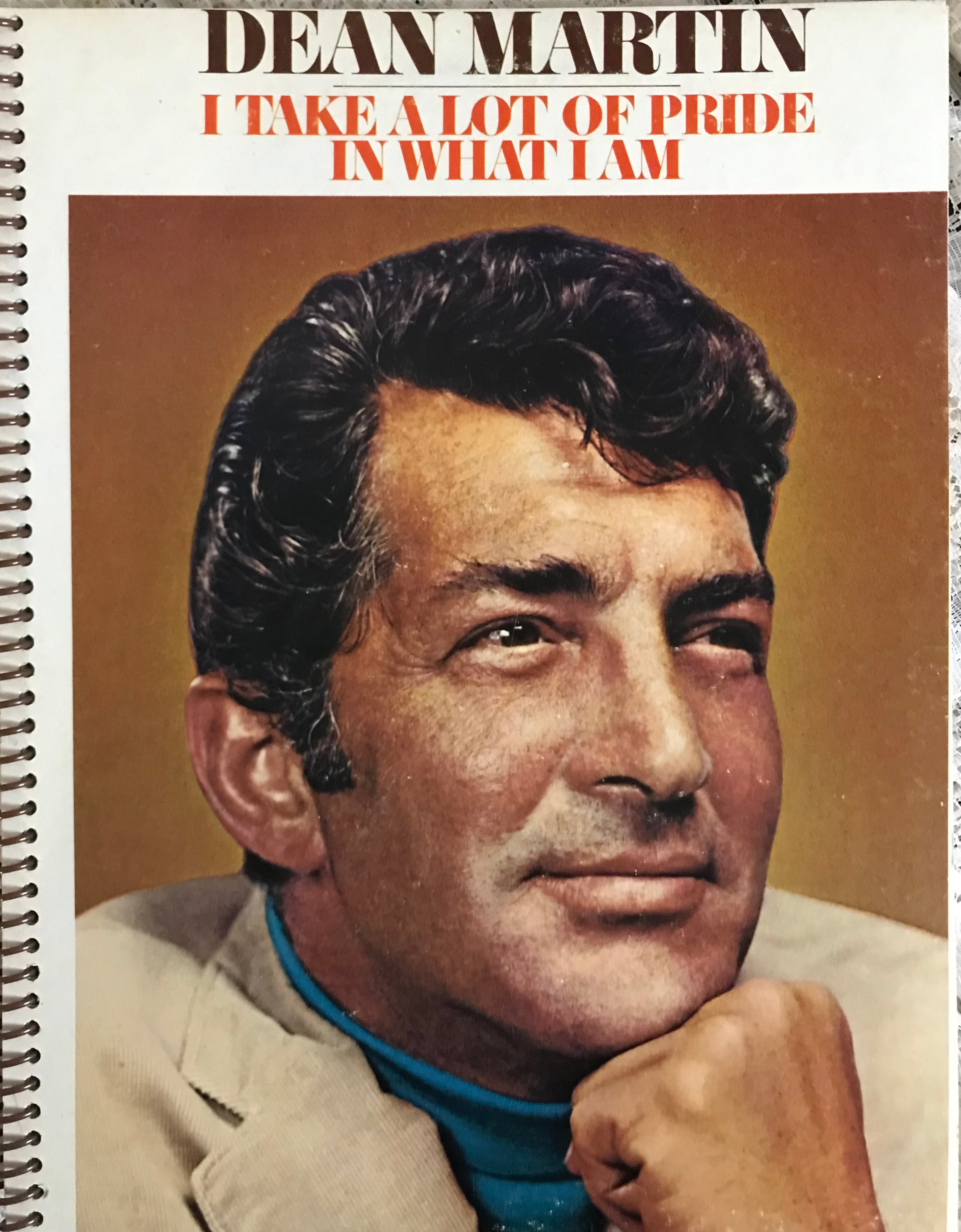 Dean Martin  I Take A Lot Of Pride In What I Am Album Cover Notebook