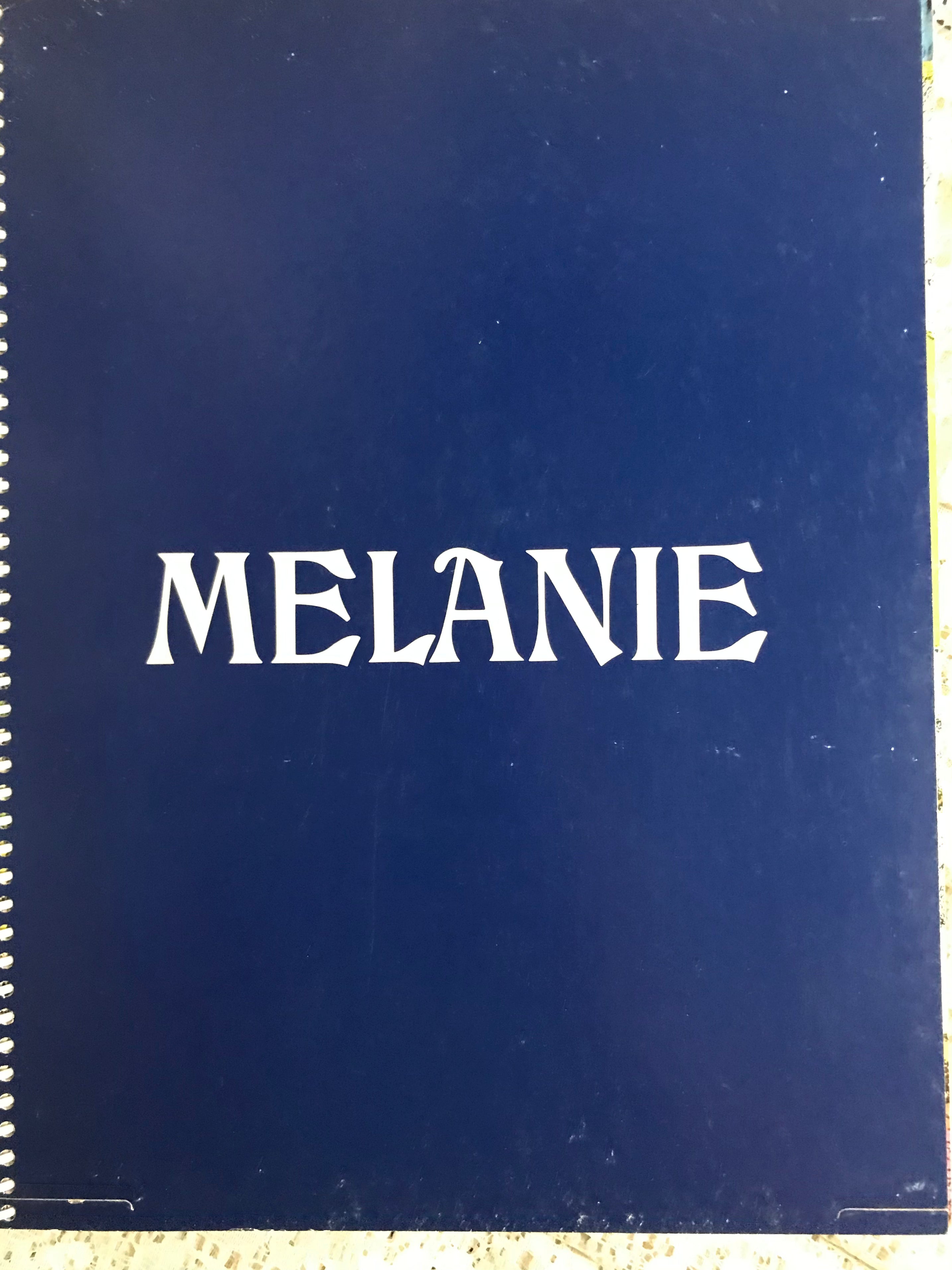 Melanie Album Cover Notebook