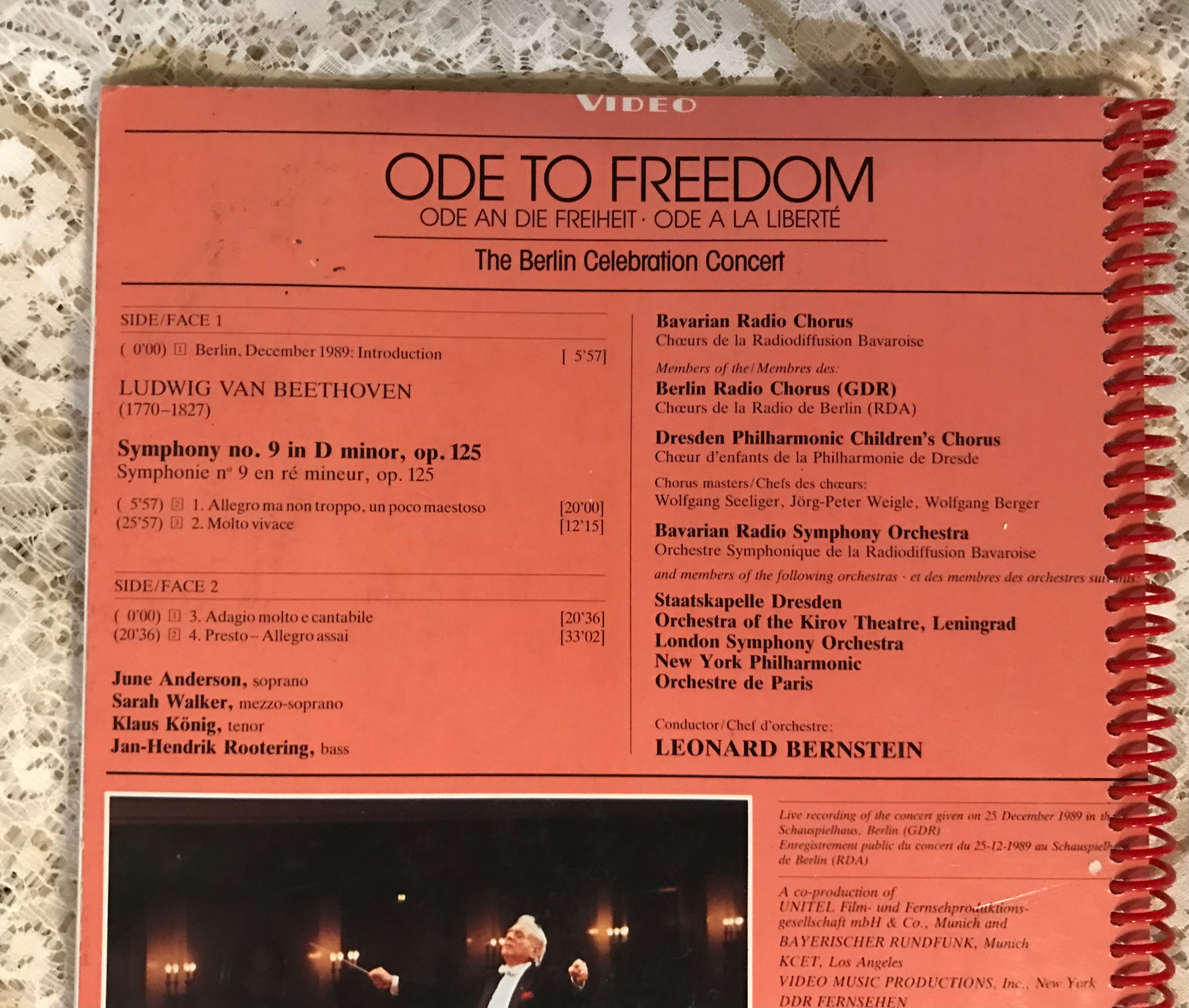 Ode to Freedom Album Cover Notebook