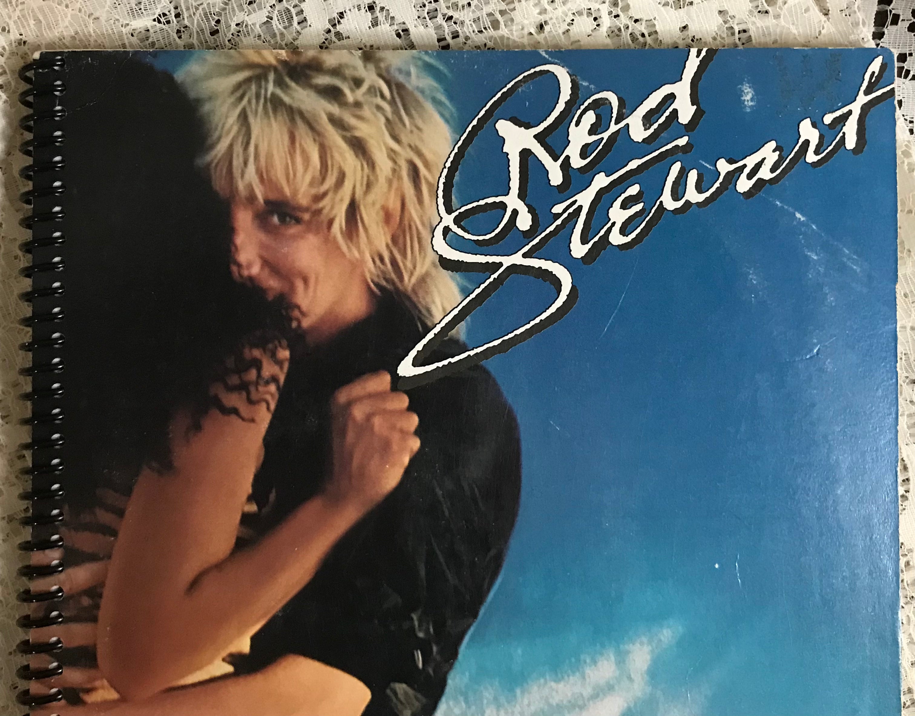 Rod Stewart Recycled Album Cover Notebook