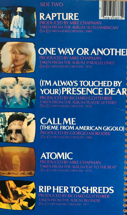 Blondie. Best Of Album Cover Notebook