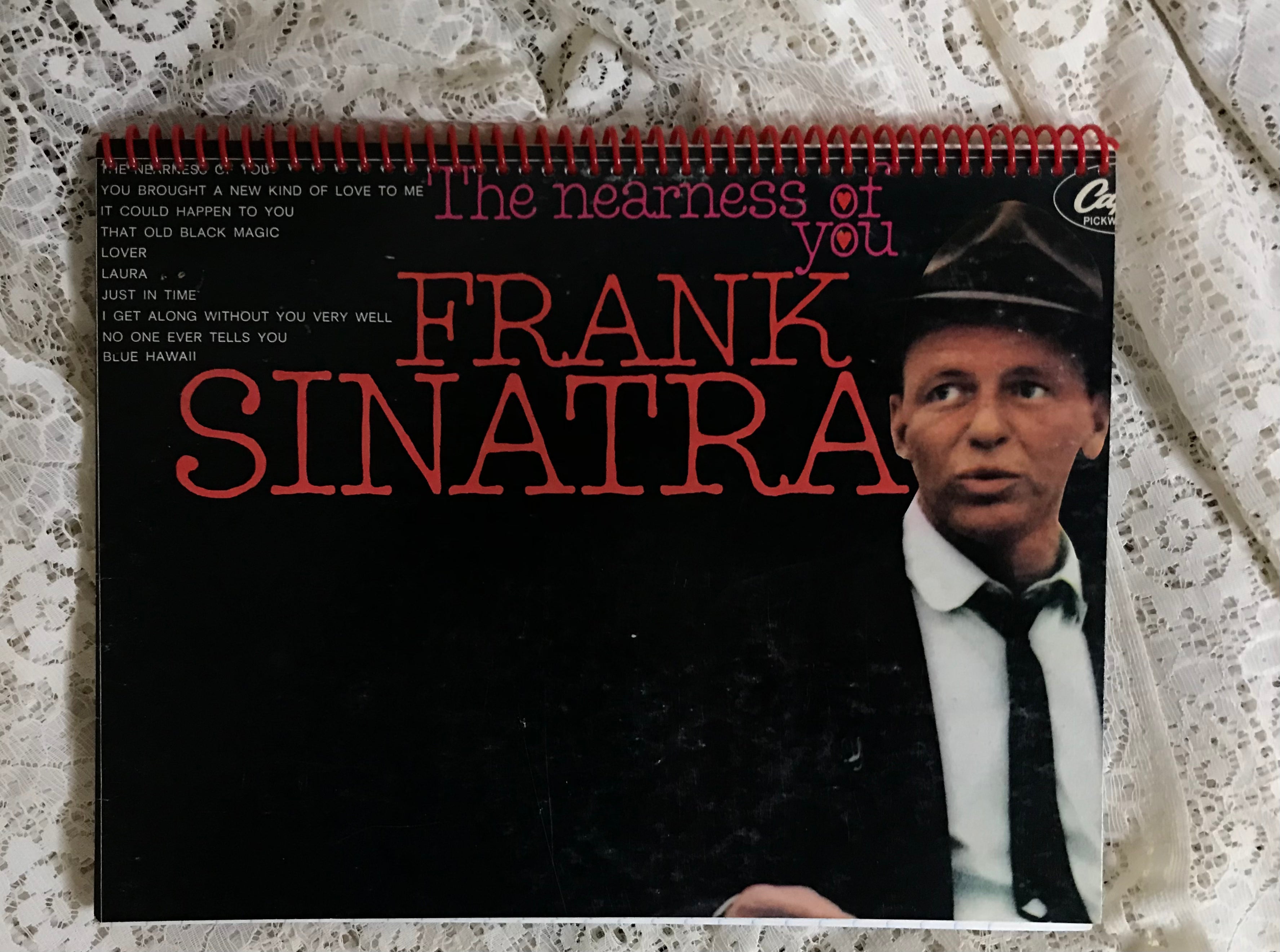 Frank Sinatra  The Nearness of You Album Cover Notebook