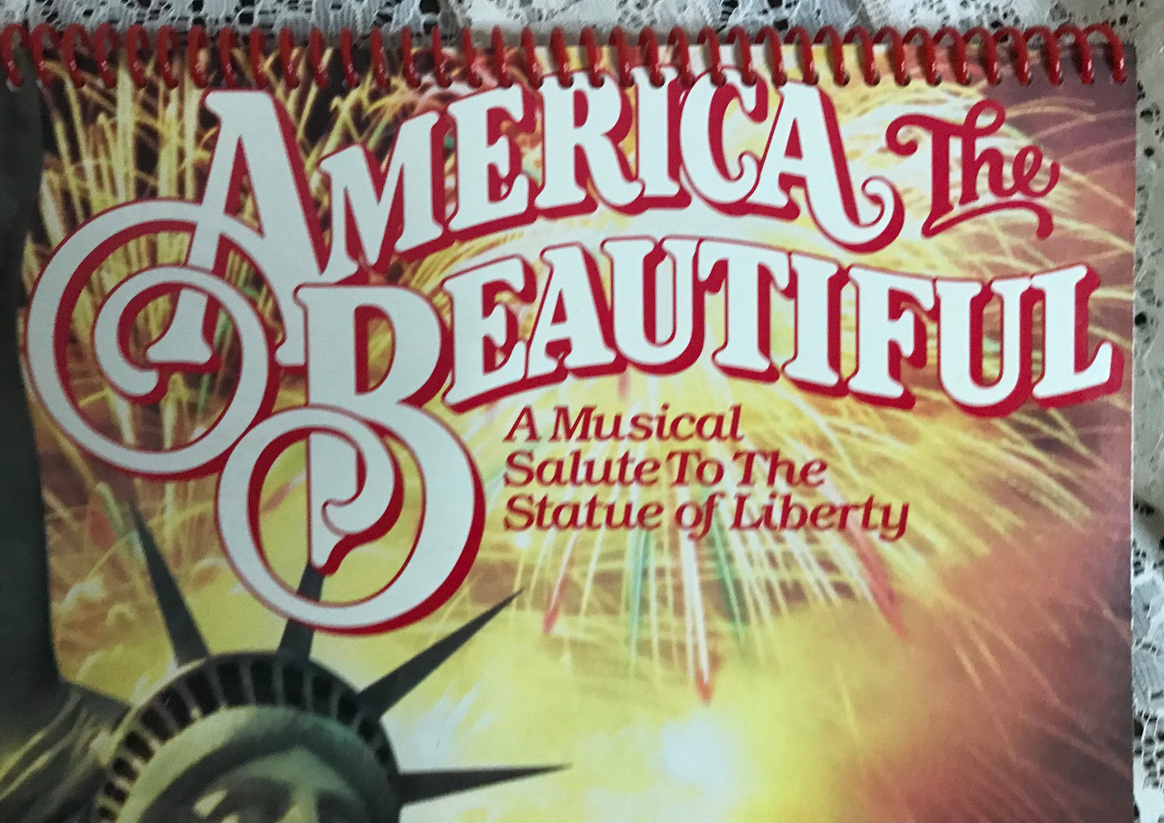 America The Beautiful Album Cover Notebook
