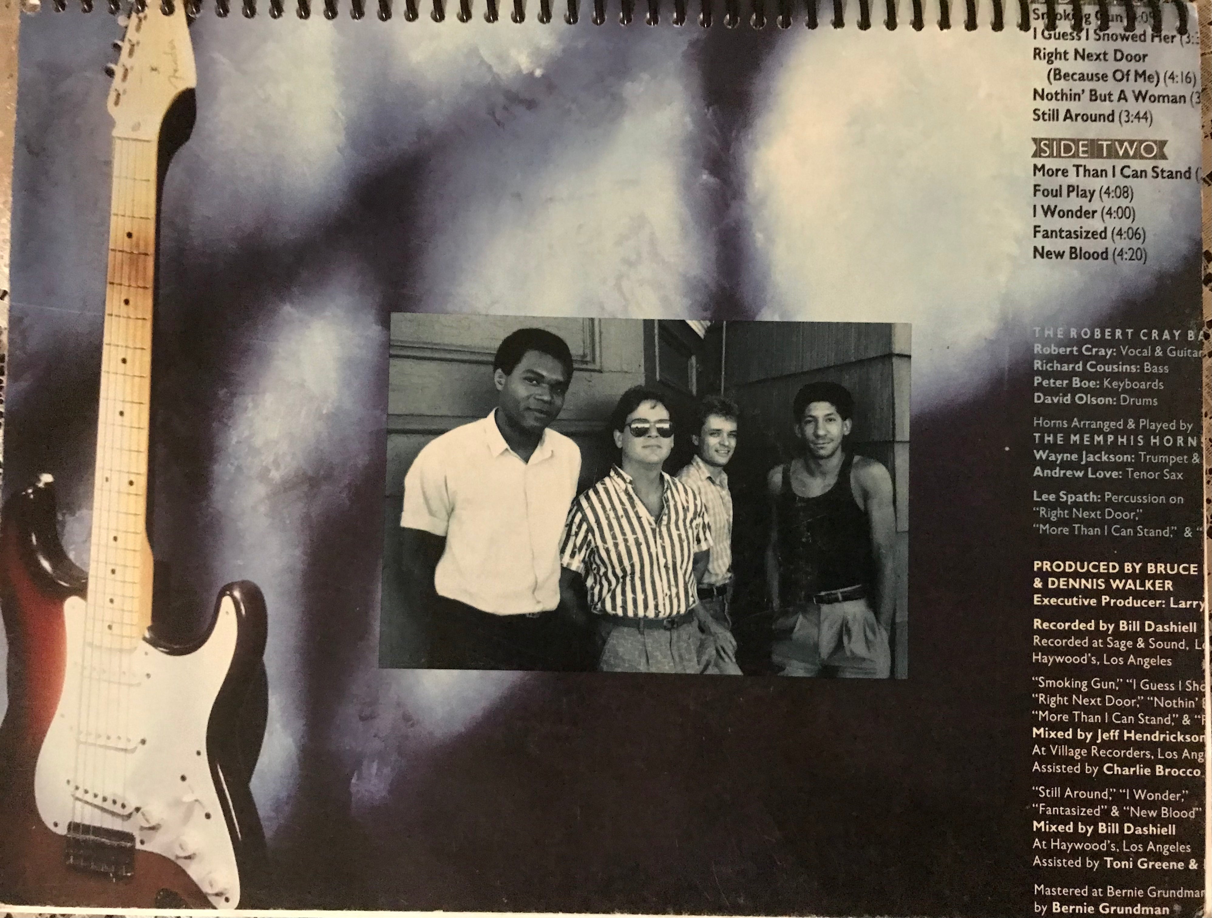 Robert Cray Strong Persuader Album Cover Notebook