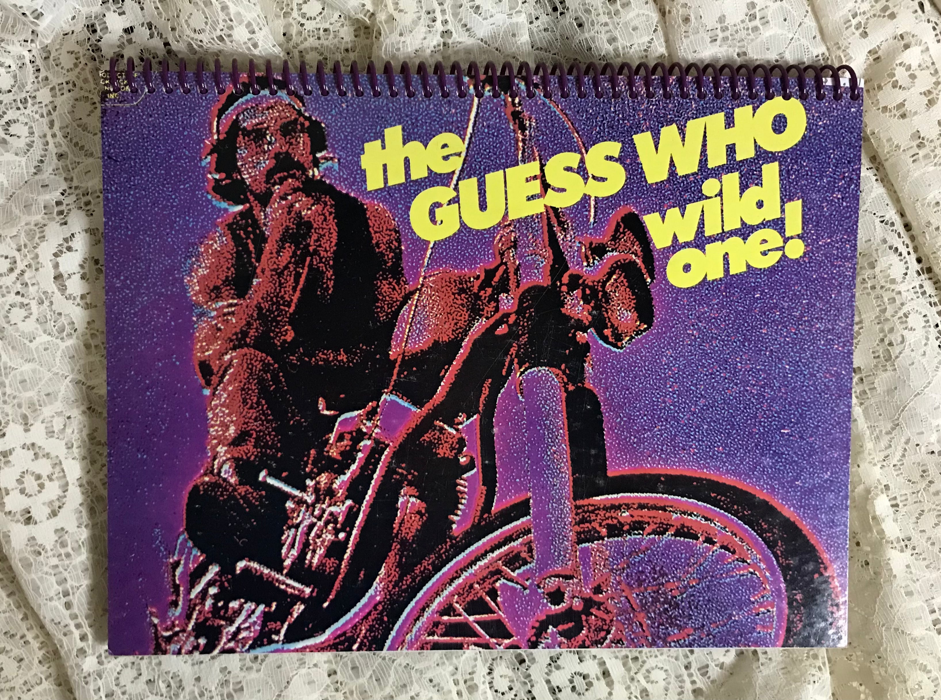 The Guess Who Wild One Album Cover Notebook