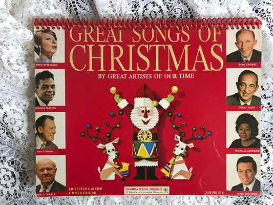Christmas Greats Album Cover Notebook
