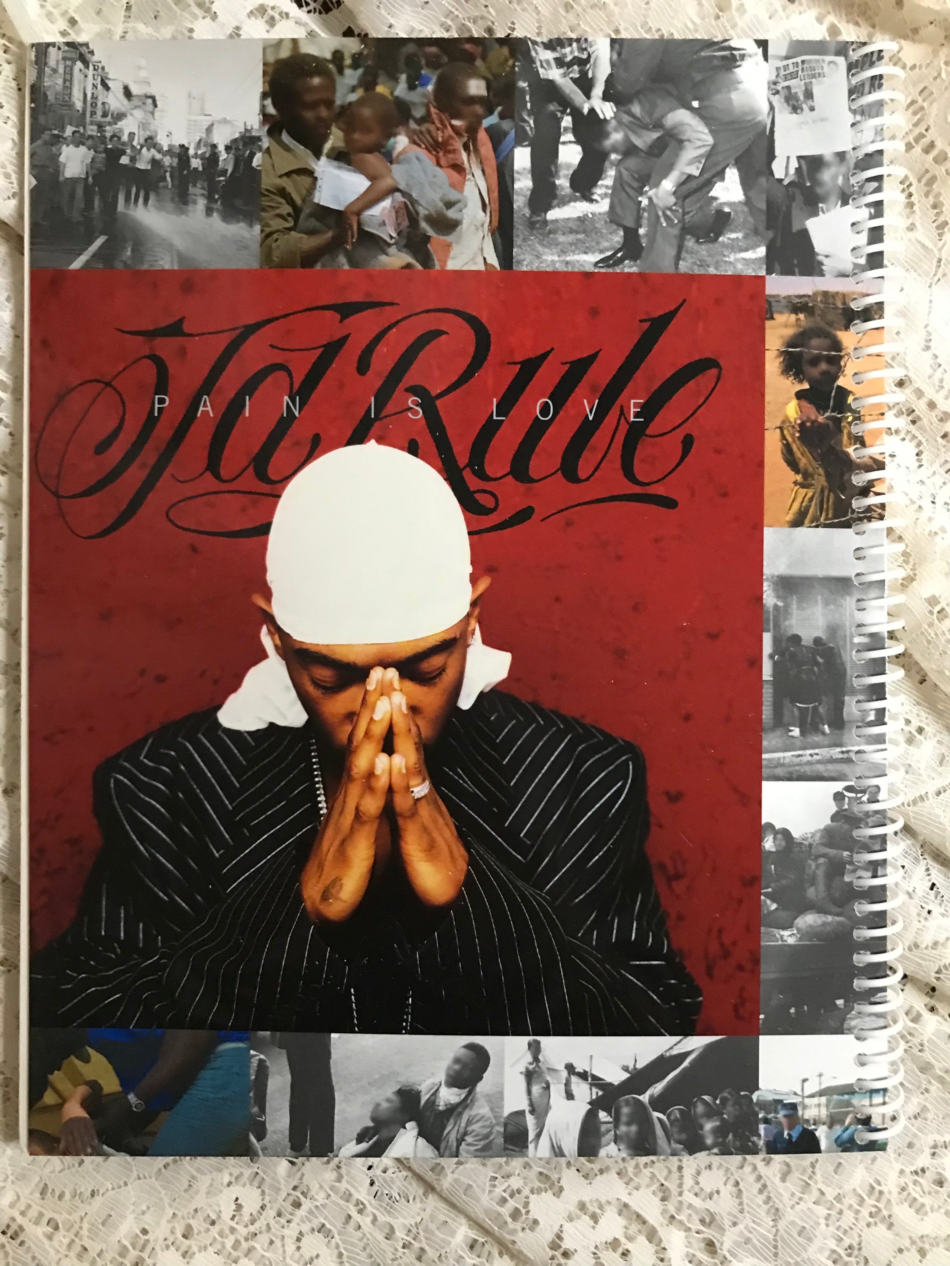 Ja Rule Love is Pain Album Cover Notebook