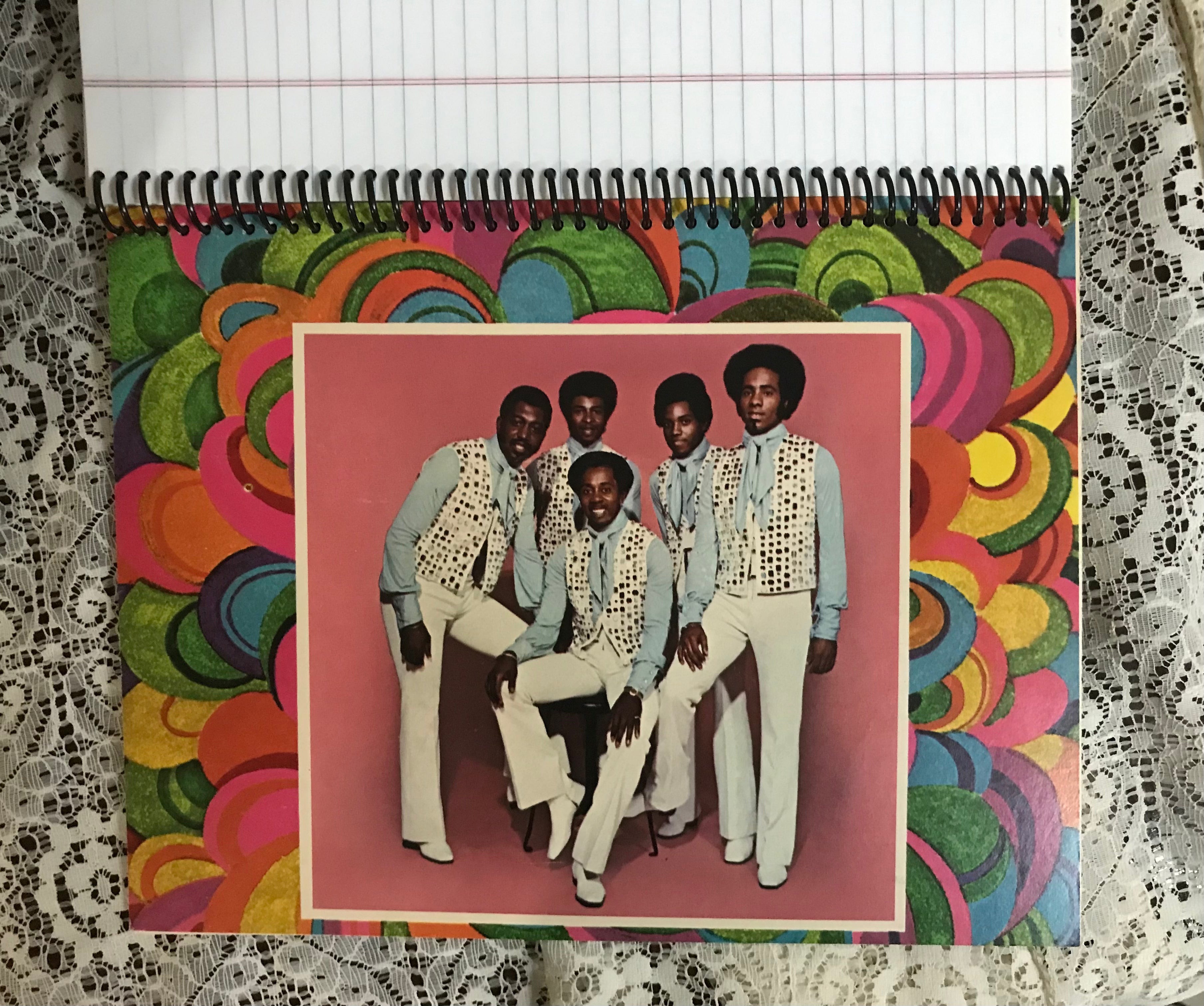 Temptations Solid Gold Album Cover Notebook