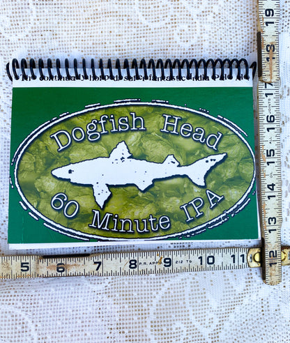 Dogfish Head Recycled Beer Carton Notebook