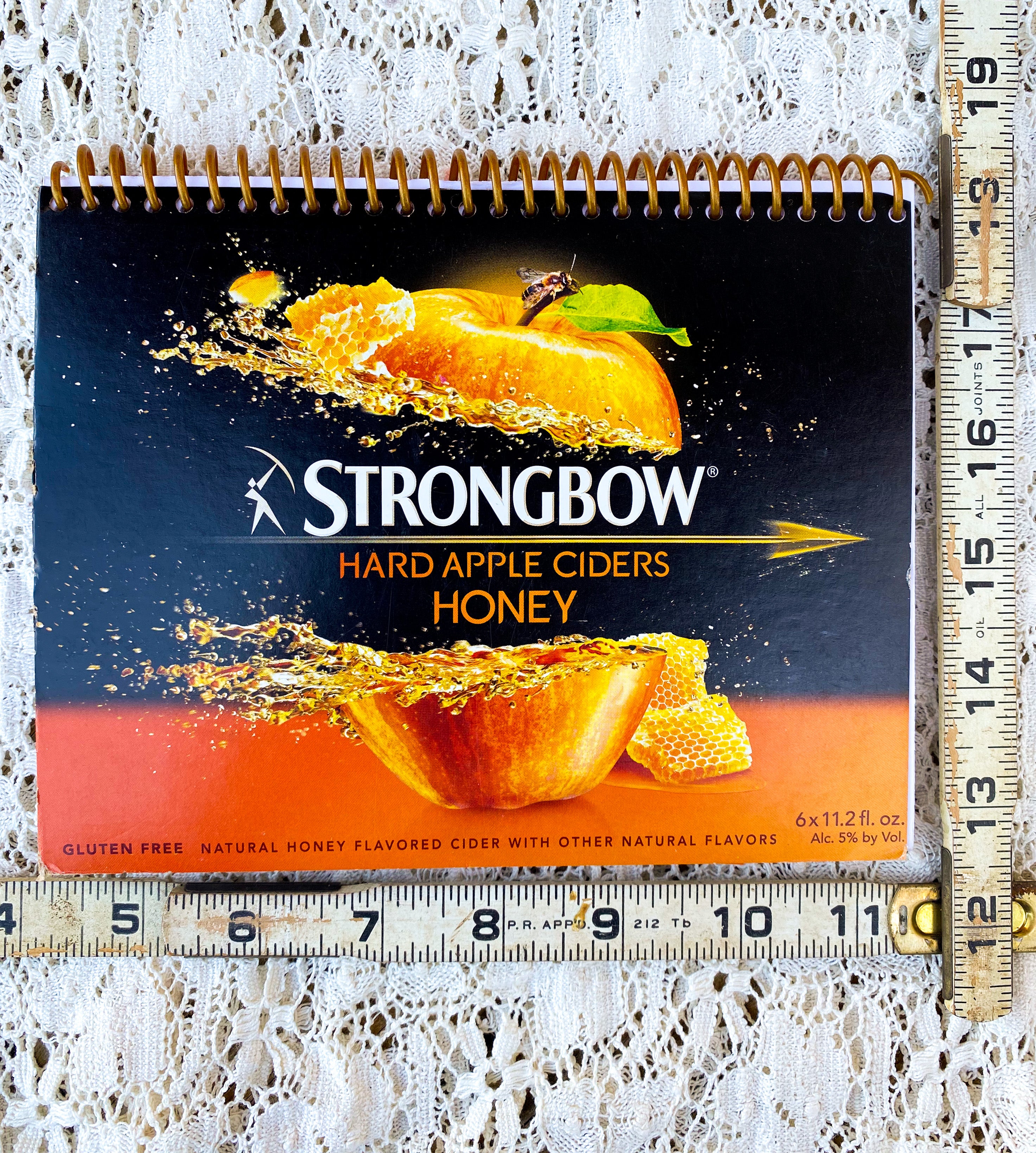 Strongbow Hard Apple Cider Recycled Beer Carton Notebook