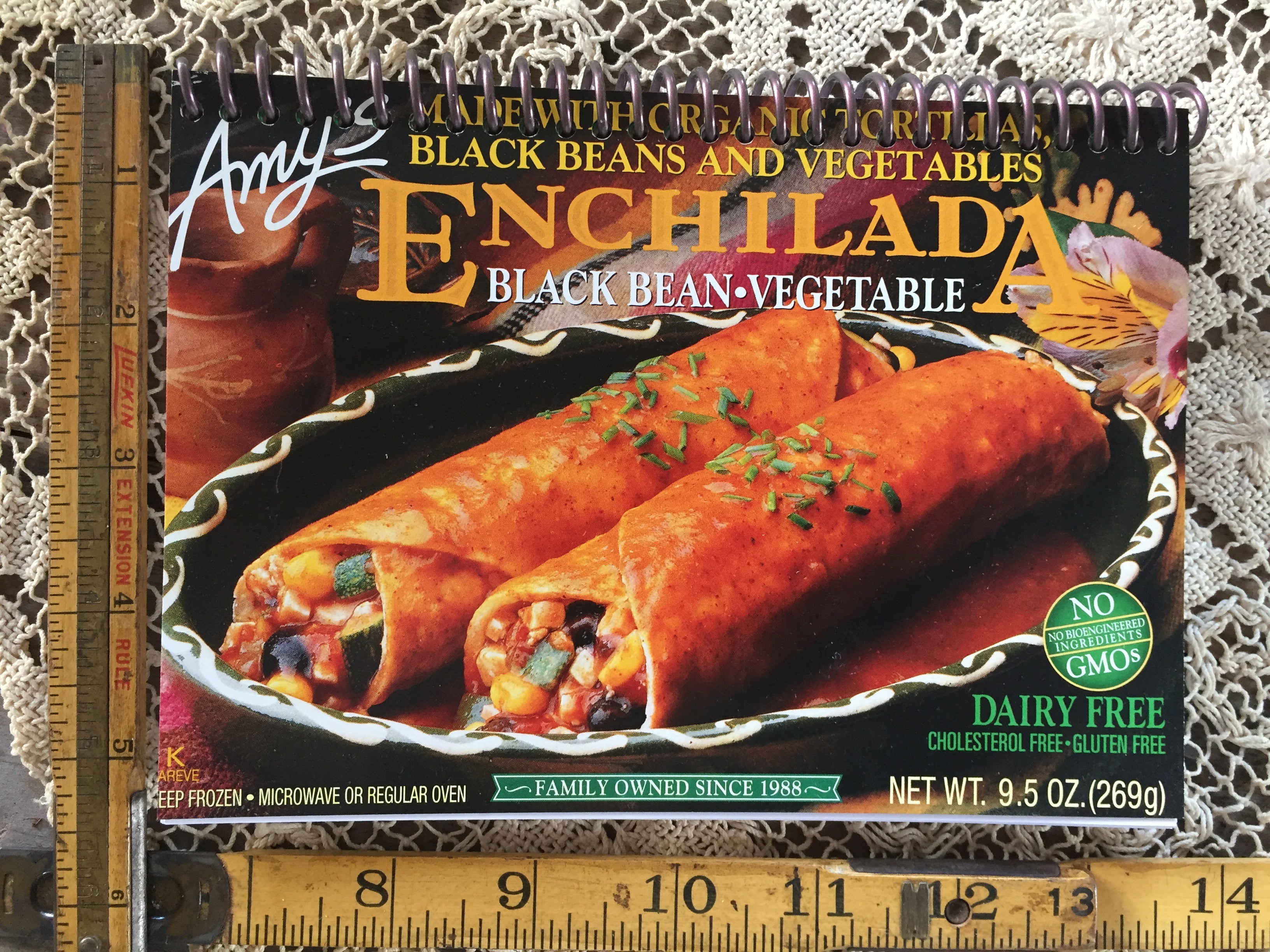Amy's Enchilada Dinner Recycled Notebook