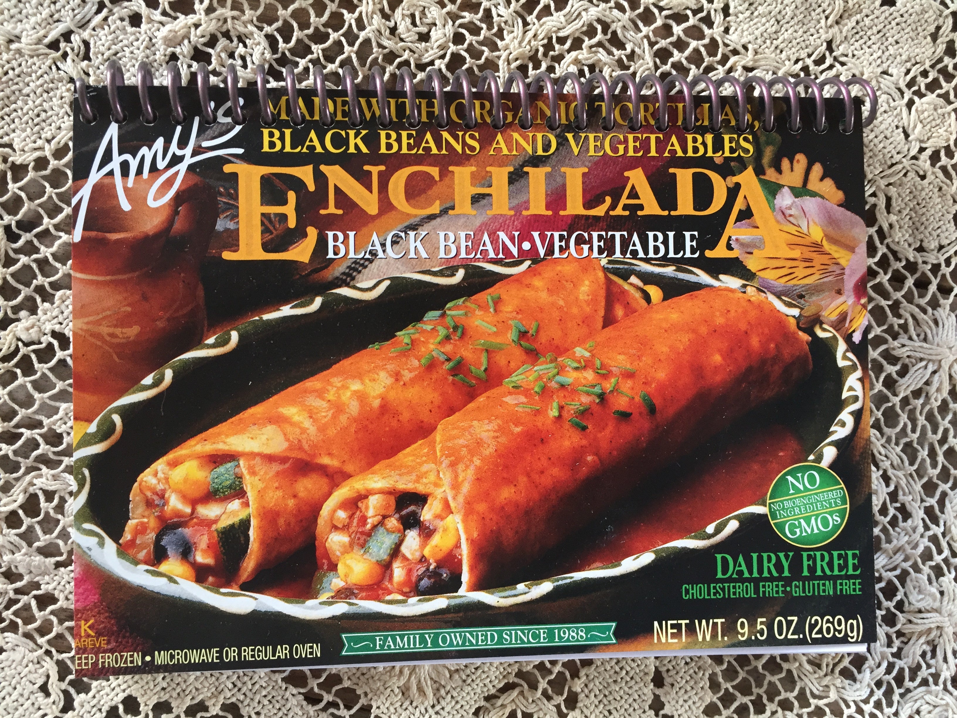 Amy's Enchilada Dinner Recycled Notebook
