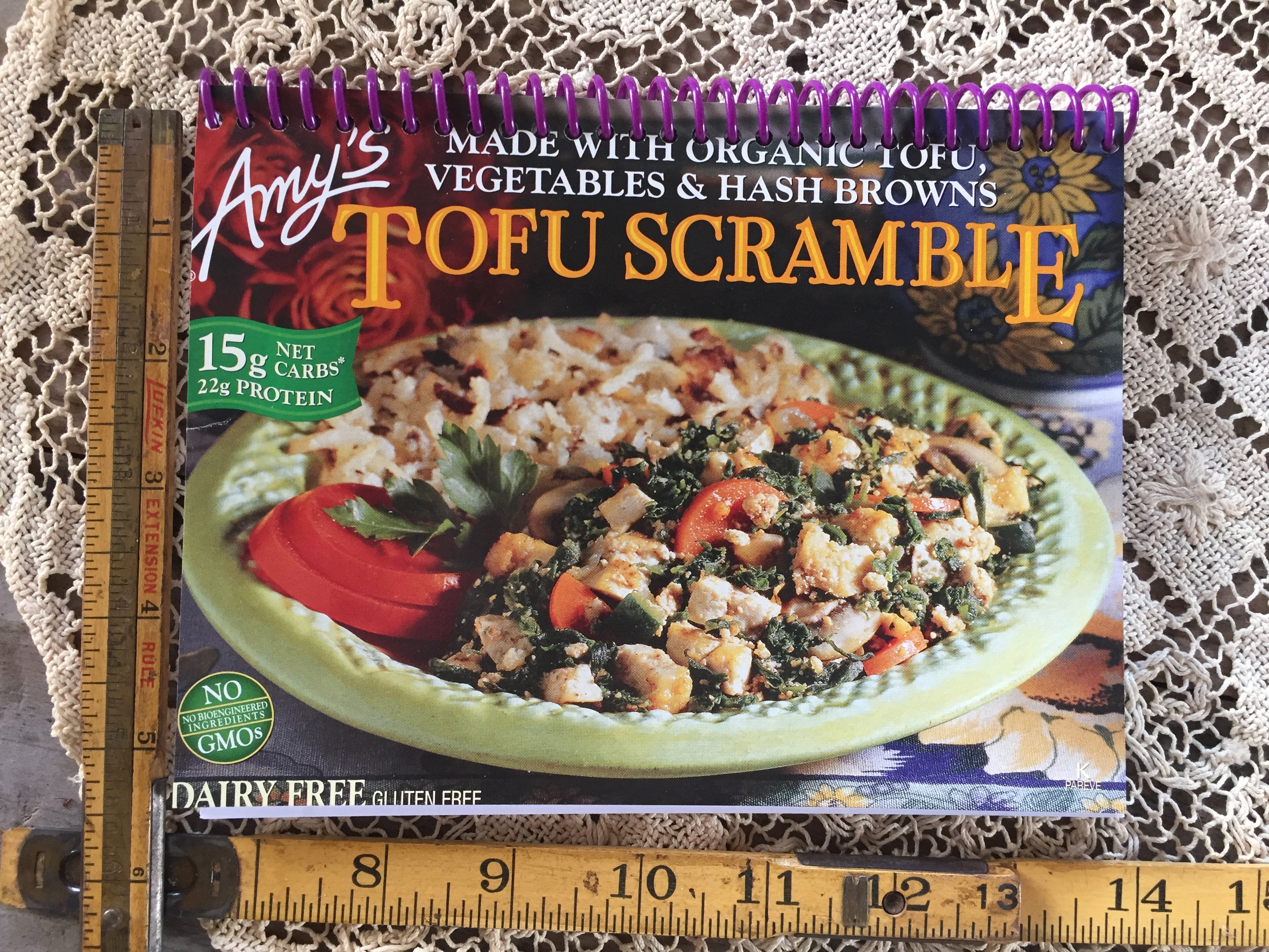 Amy's Tofu Scramble Recycled Notebook