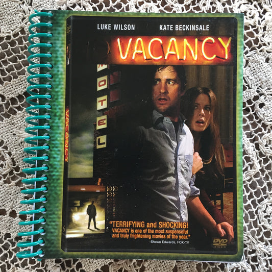 Vacancy Recycled Movie Cover Notebook