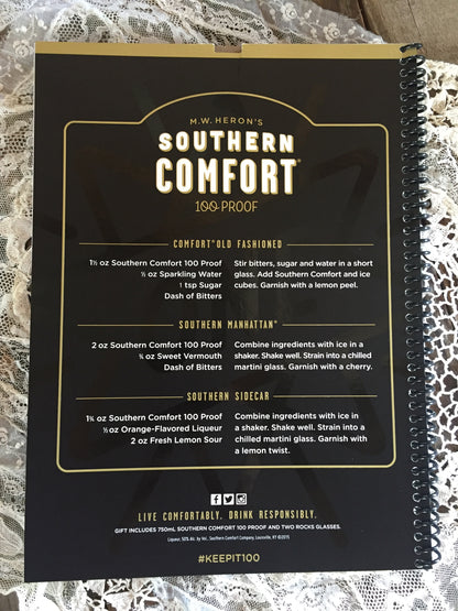 Southern Comfort Recycled Notebook