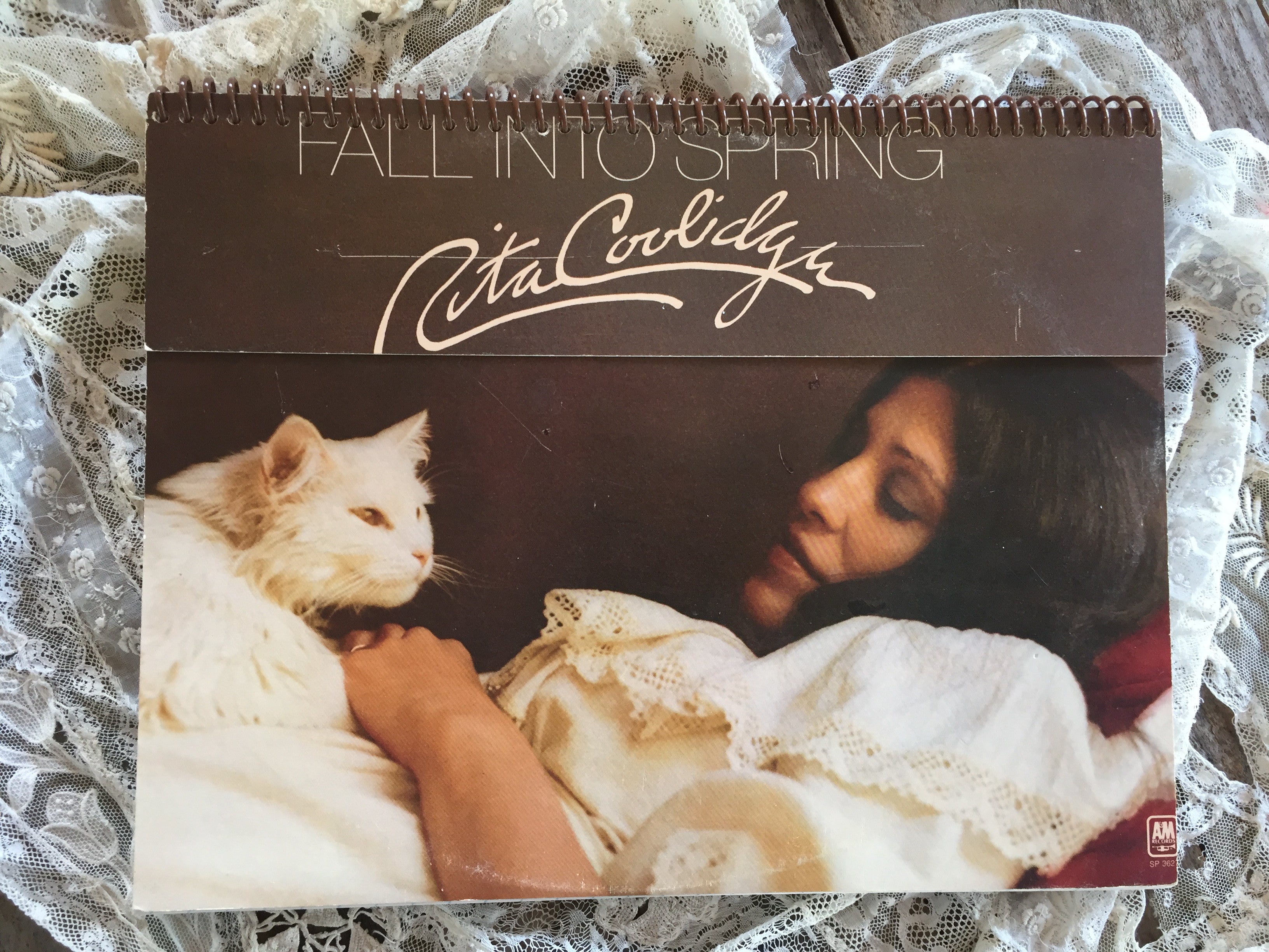 Rita Coolidge Fall Into Spring Recycled Album Cover Notebook