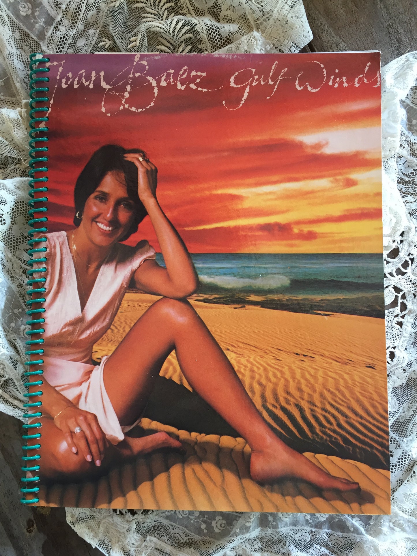 Joan Baez Recycled Album Cover Notebook