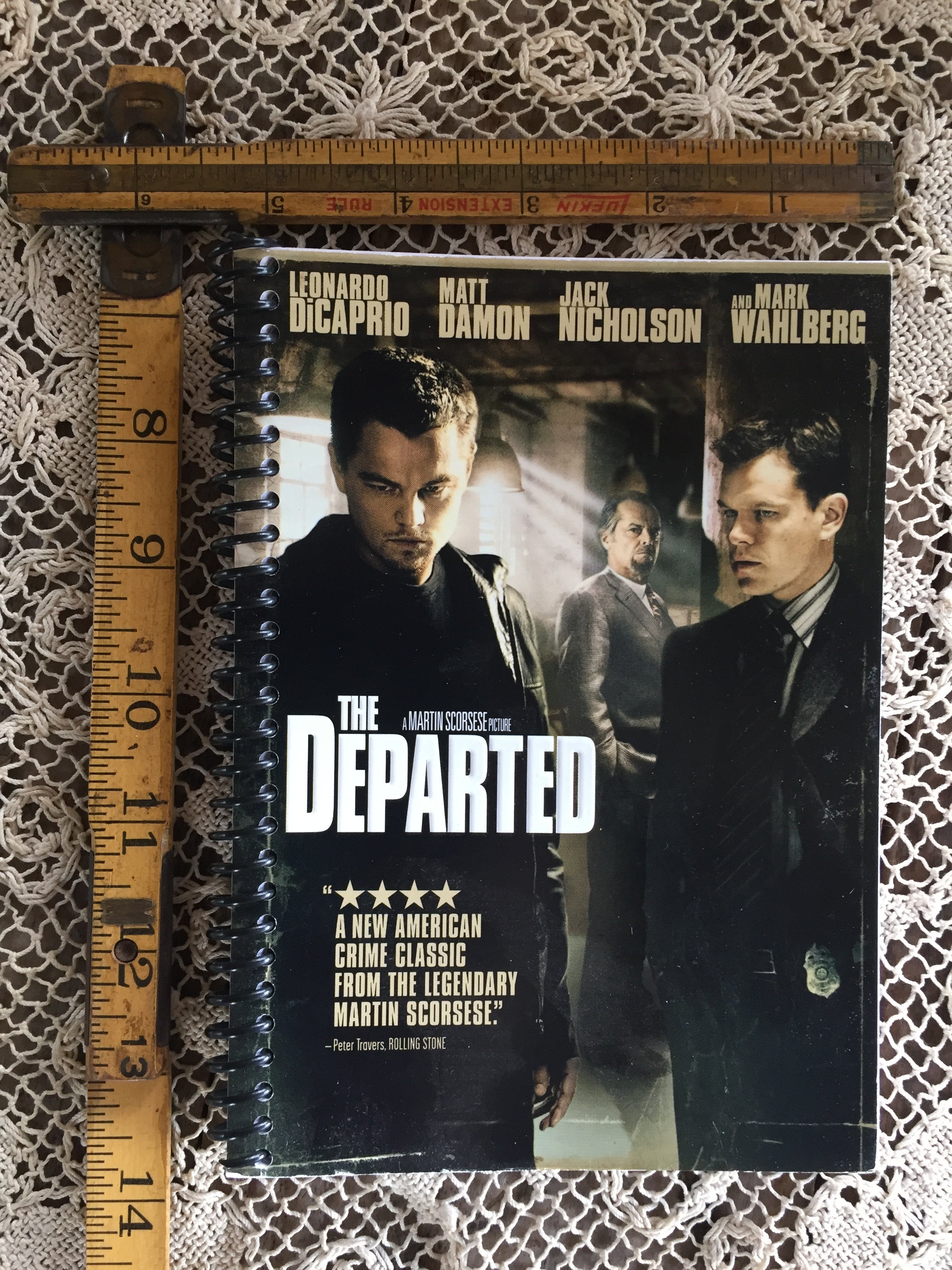 The Departed Recycled Movie Cover Notebook