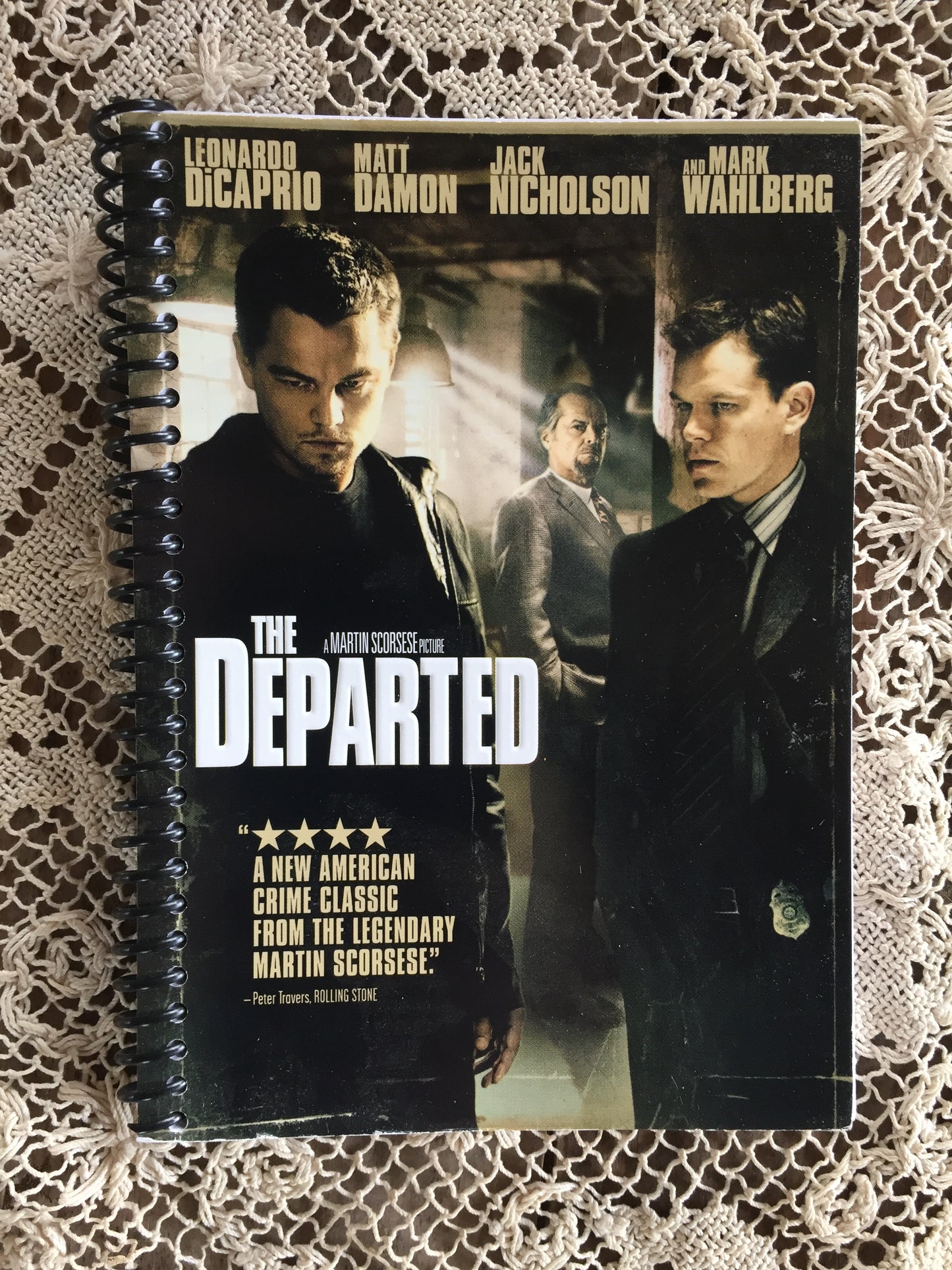 The Departed Recycled Movie Cover Notebook