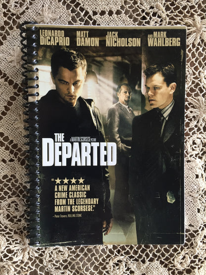 The Departed Recycled Movie Cover Notebook