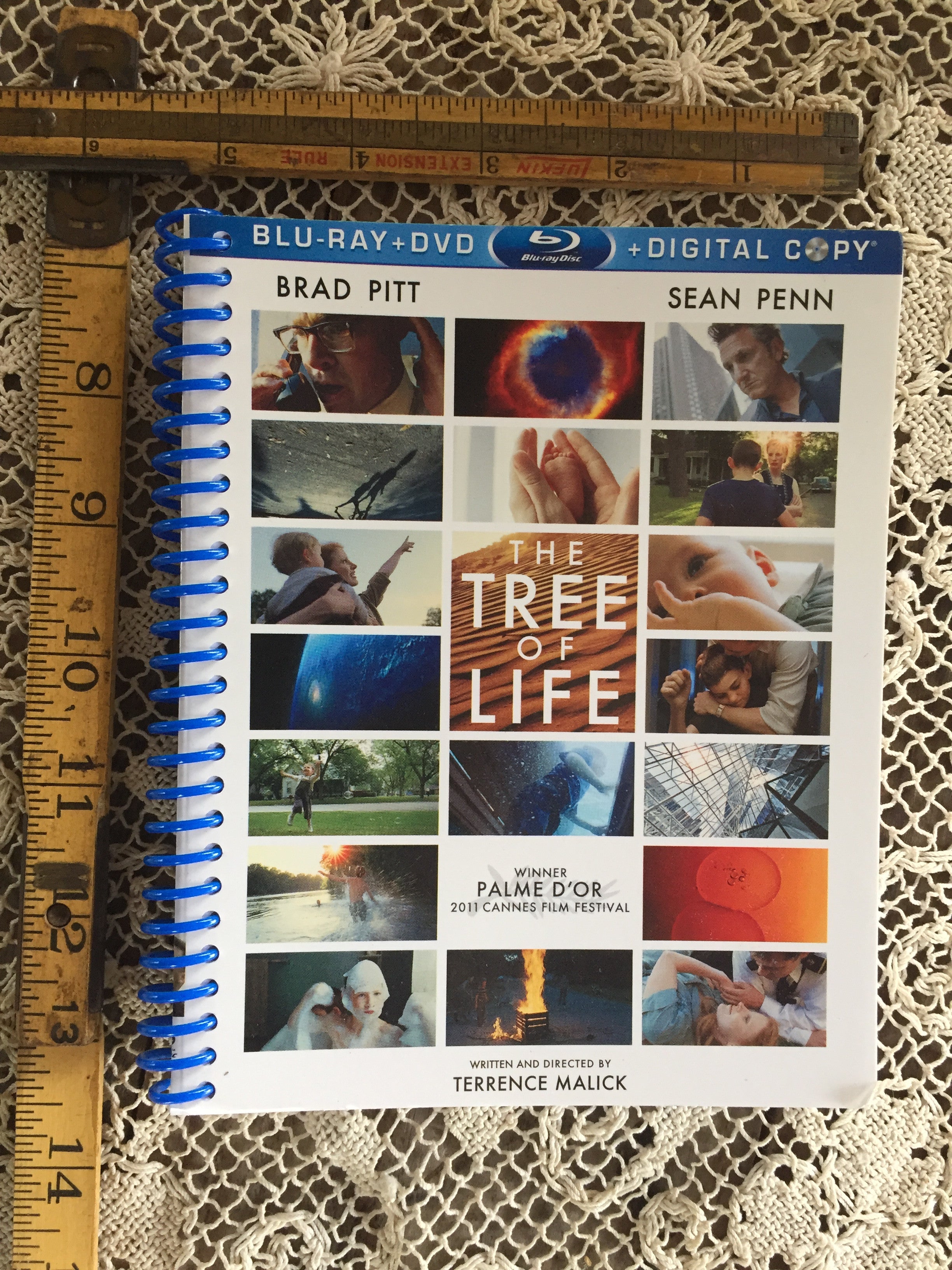 The Tree of Life Recycled Movie Cover Notebook